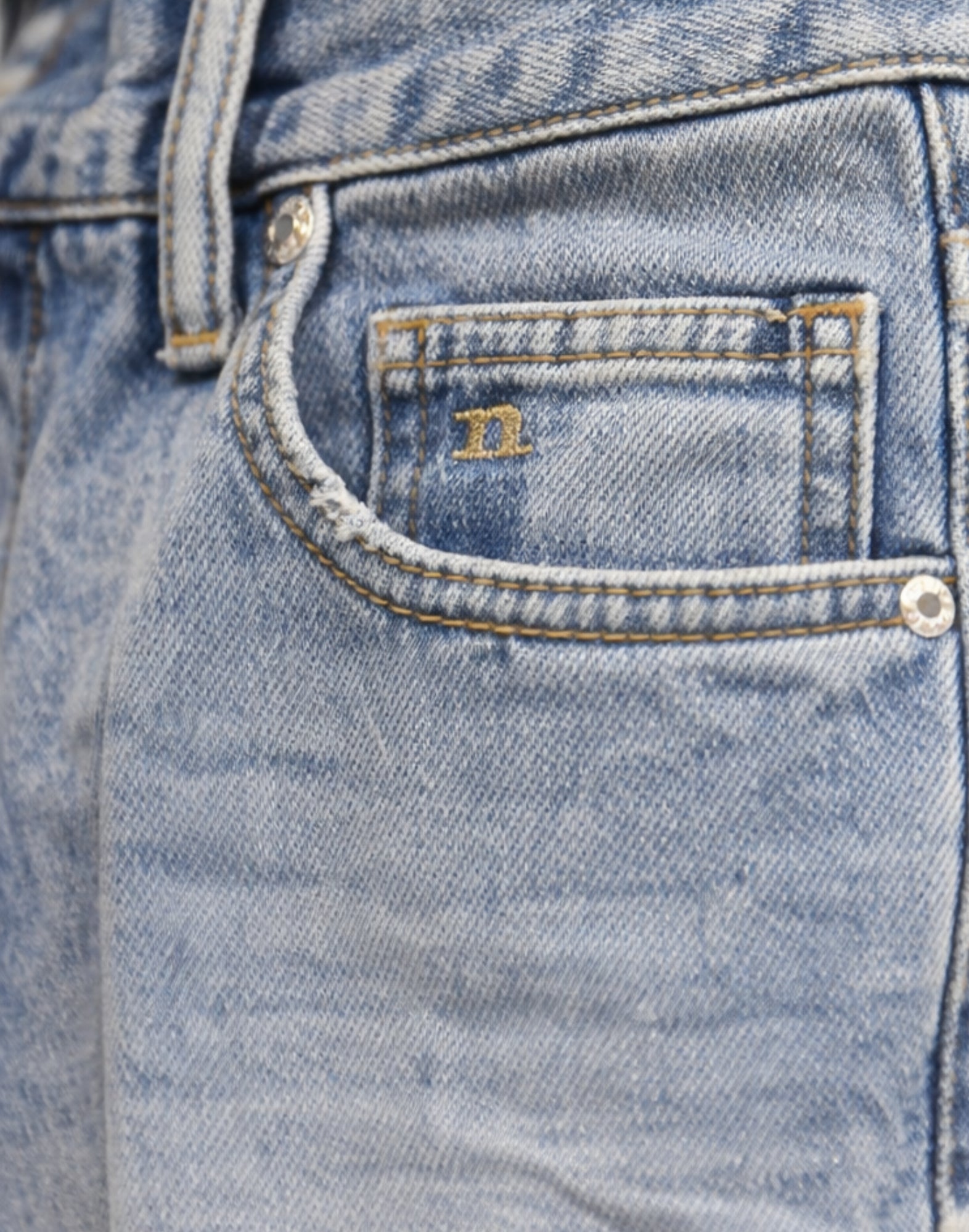 Nine in the Morning Albert 5 Pocket Loose Light Denim Jeans Men LBR16 ALBERT PANT