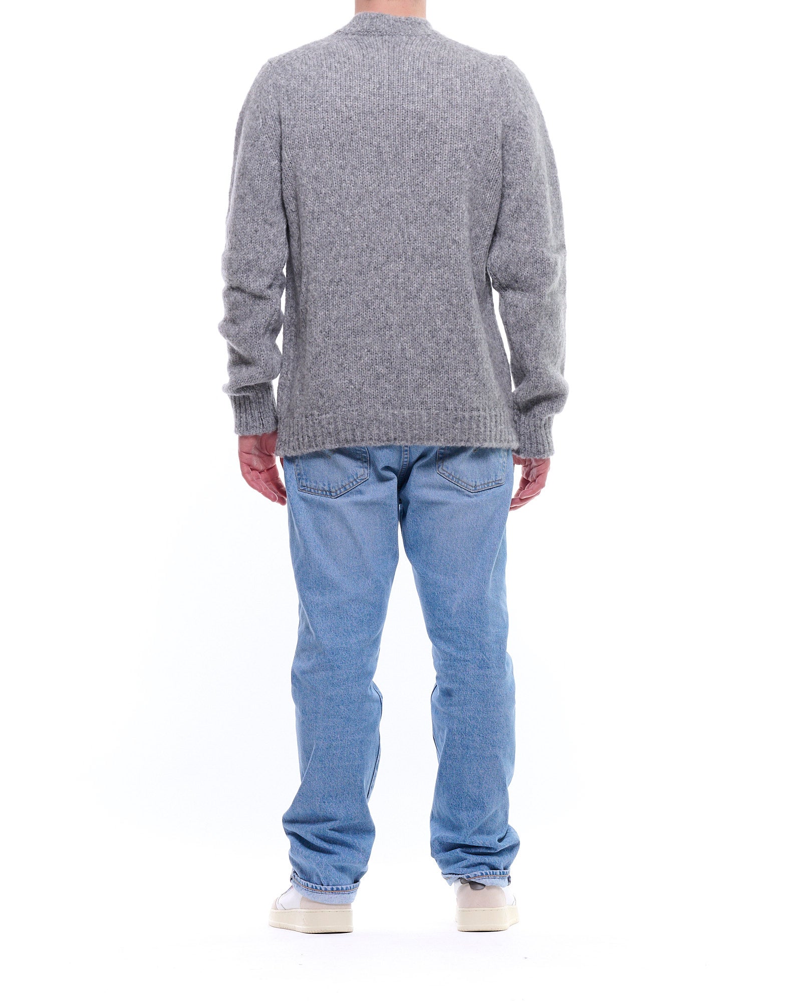 5095 253 GREY ROUND NECK - Maglieria - Fabrizio del Carlo