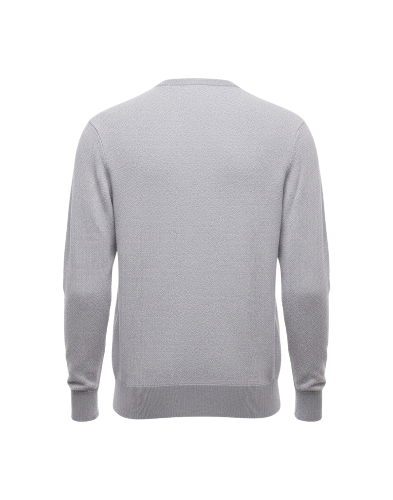 41319 0CU GREY HERRINGBONE CREW CASHMERE - Maglieria - TOMMY HILFIGER