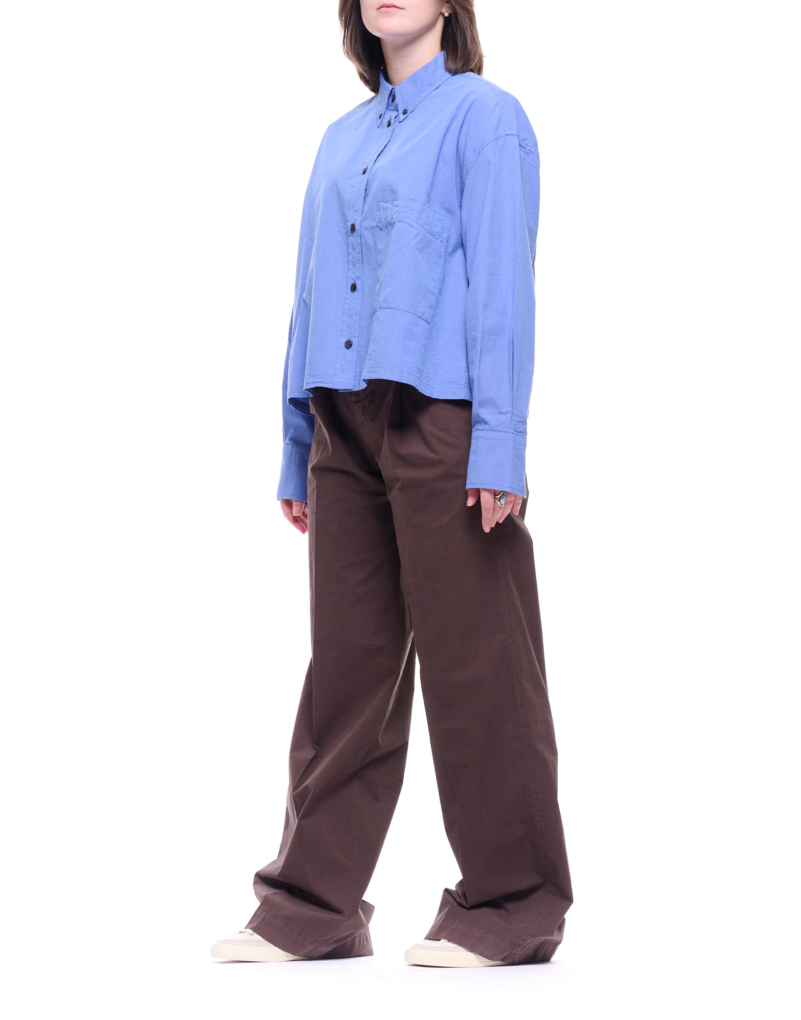 Cellar Door Jonap Brown Cotton Chino Trousers JONAP VF823