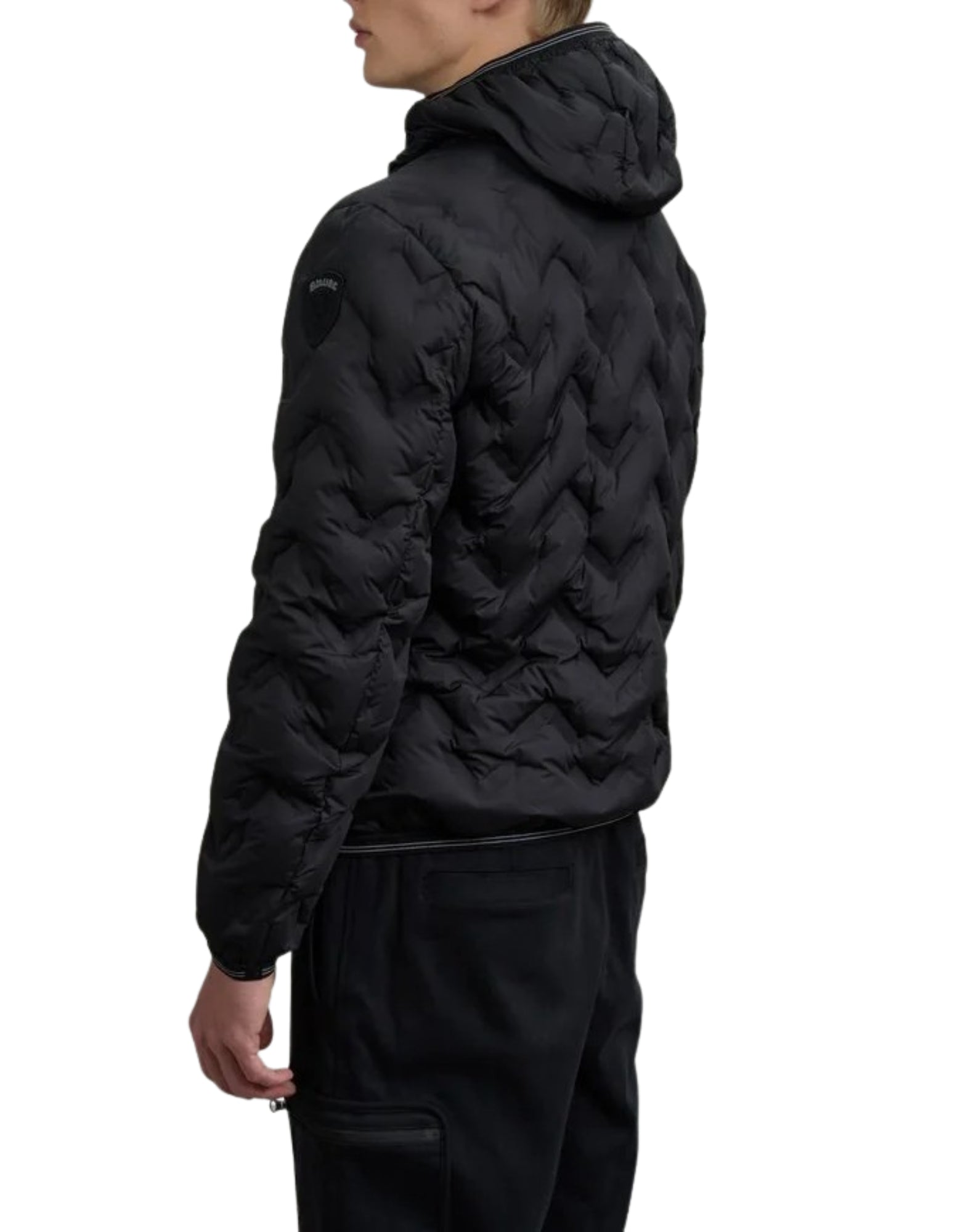 25WBLUC03233 007308 999TB Schwarz - Giacche - Blauer