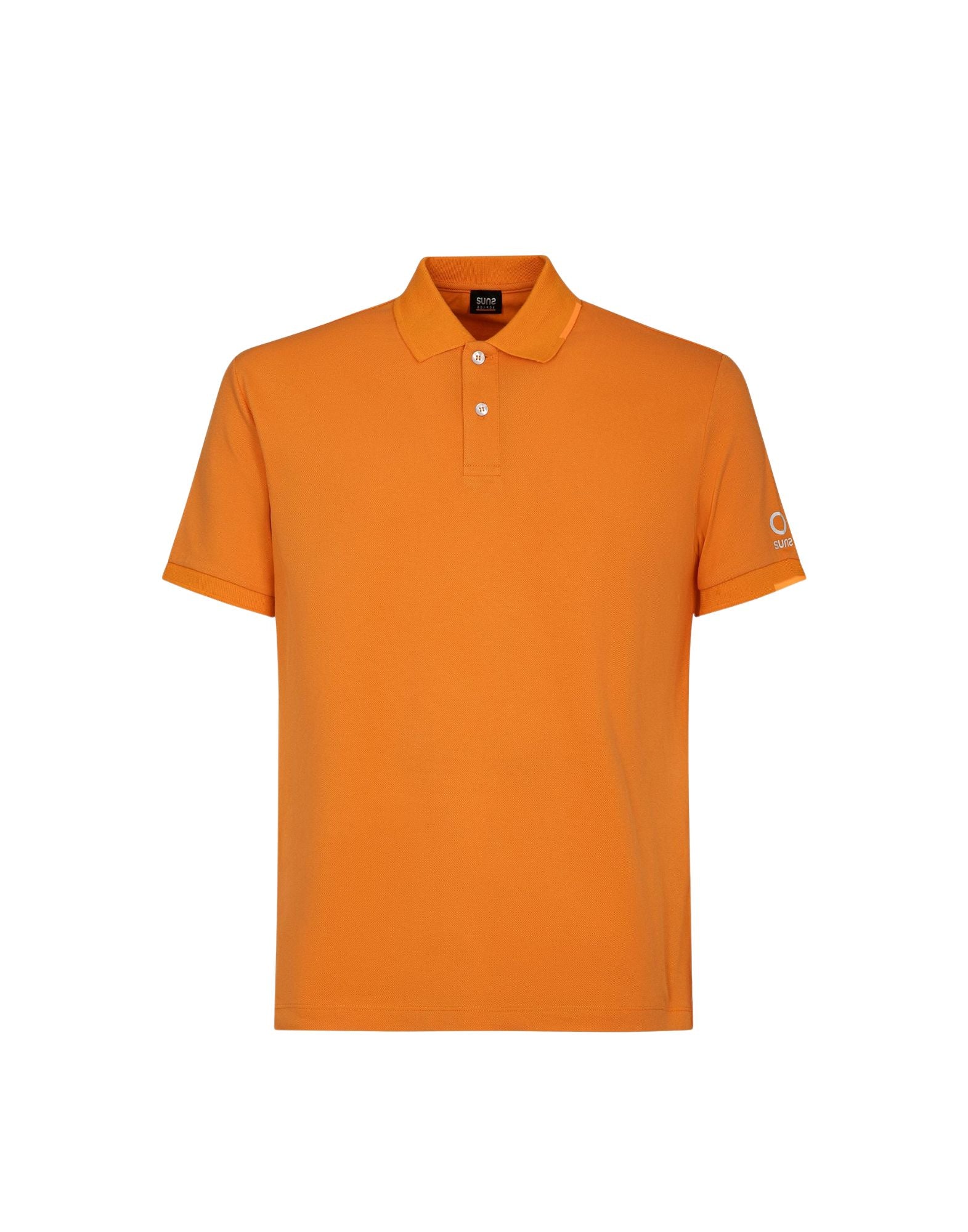Suns Boards Federico Tag Men’s Stretch Piqué Polo Orange Regular Fit PLS61008U V7 ORANGE