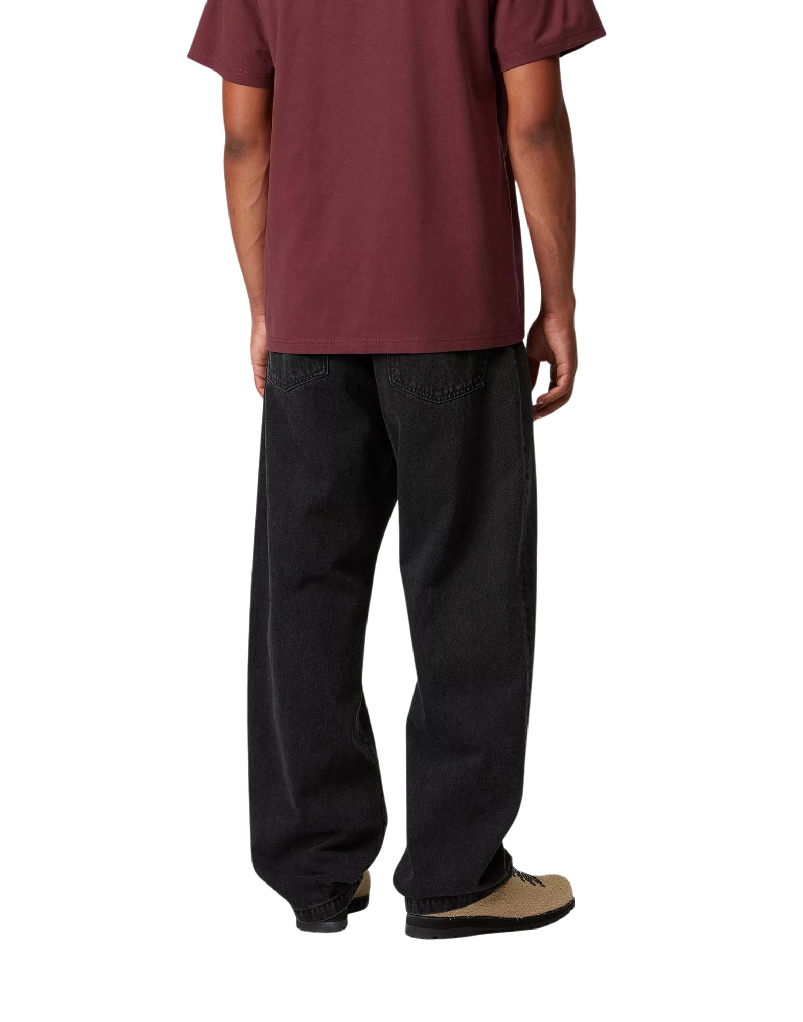 Jeans man I030468 8906 LANDON PANT BLACK STONE WASHED CARHARTT WIP