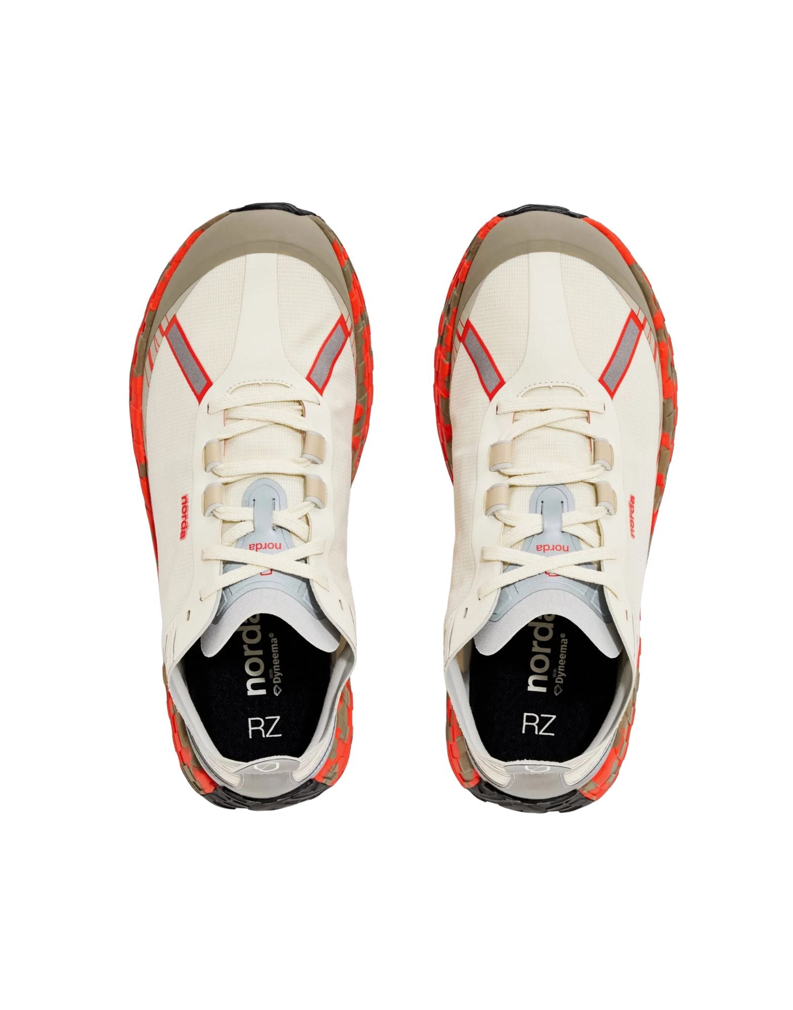 Norda 001 M RZ Edition Fireclay 남성용 트레일 러닝화 Dyneema Vibram 레드 001A-M FIRECLY