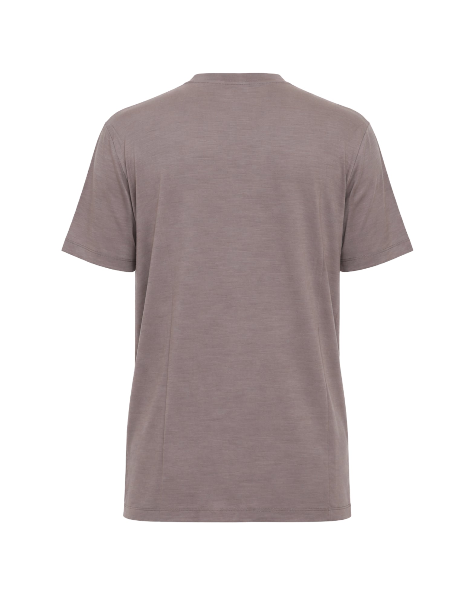 Albeni 1905 Men’s Virgin Wool T-Shirt Mud Brown AUT-25 007 MUD WOOL T-SHRT