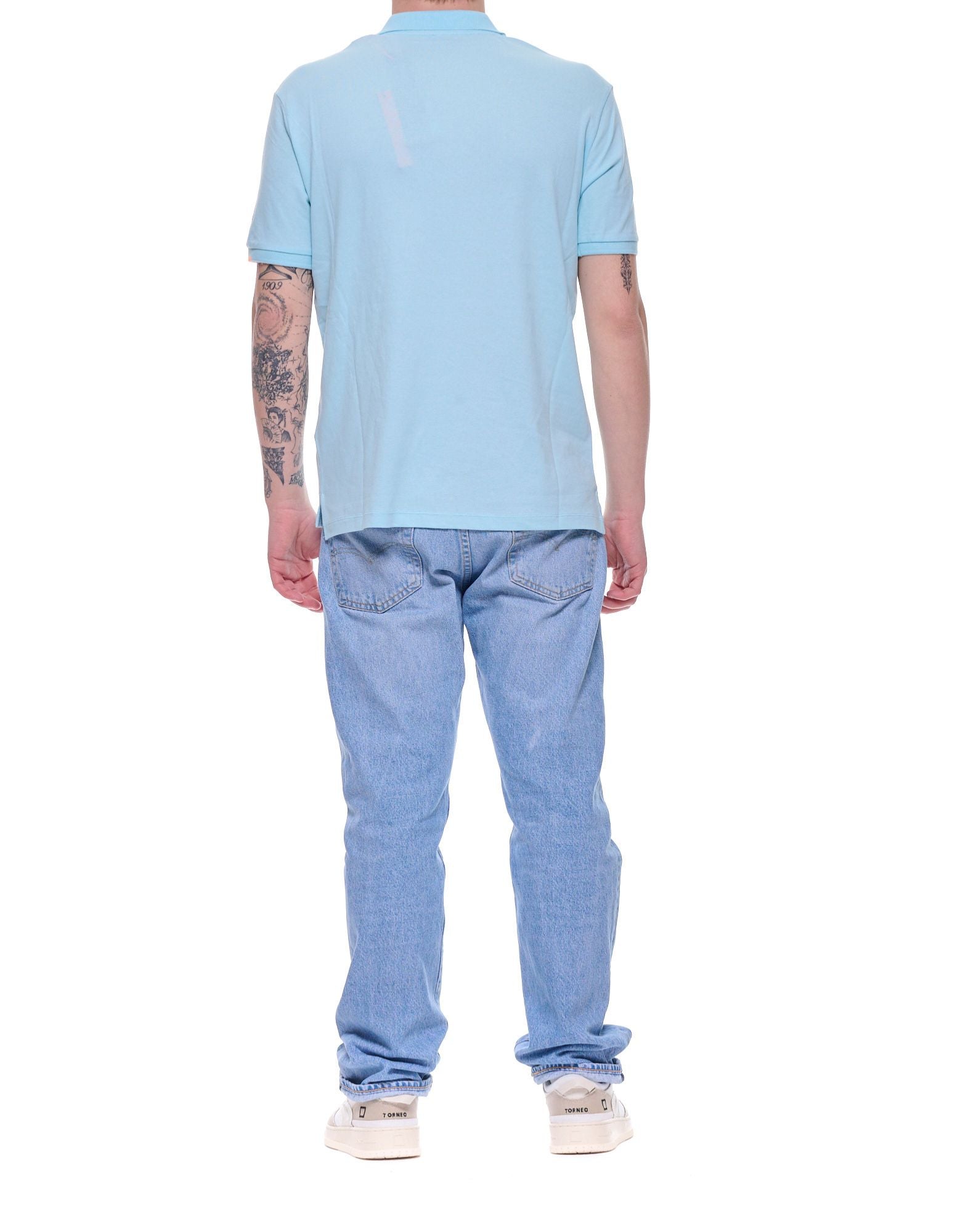 Suns Boards Federico Tag Men’s Stretch Piqué Polo Regular Fit Sky PLS61008U V5 SKY