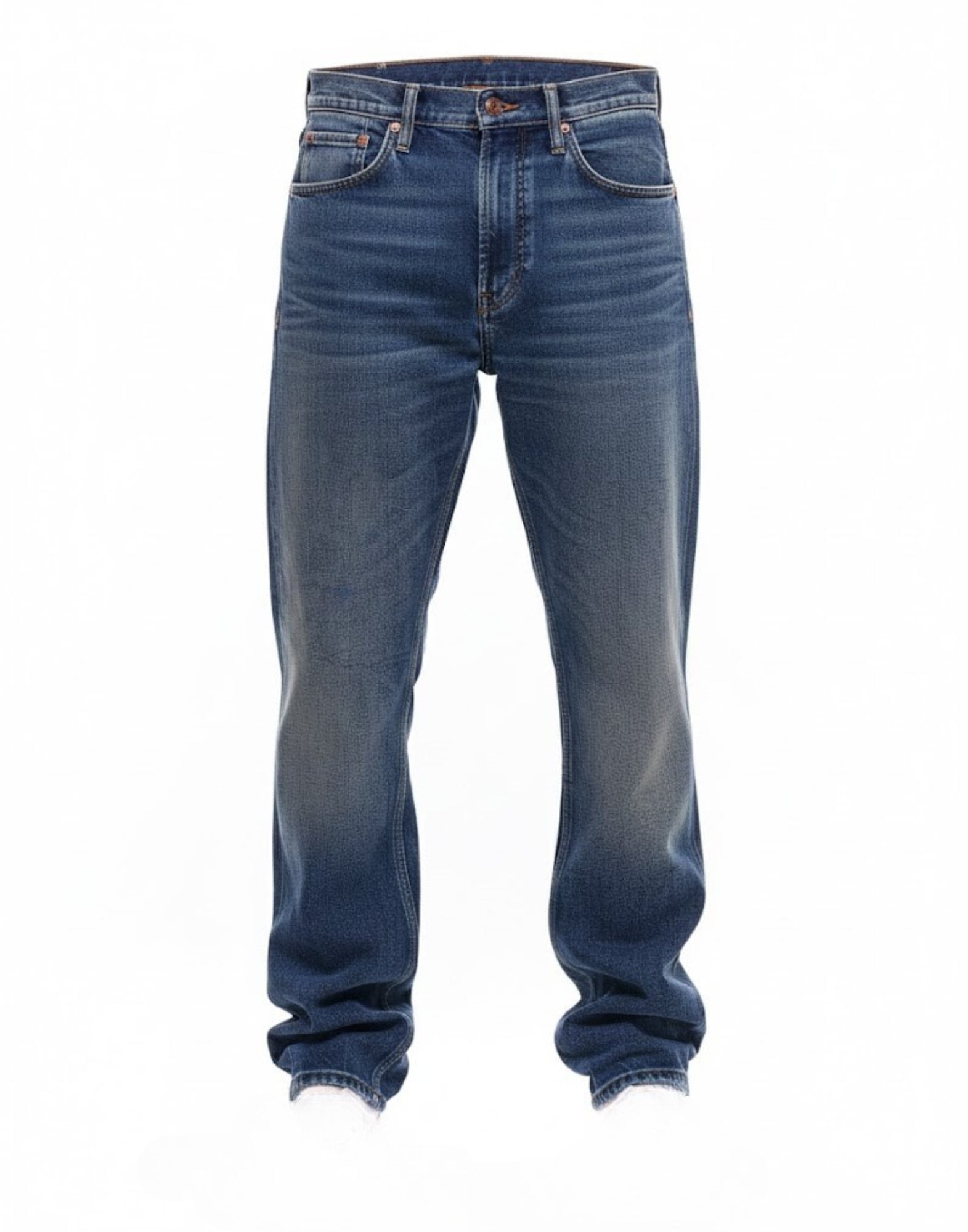 CRASH BLUE RELAXED DENIM JEANS - Jeans - -1 Nordic Denim