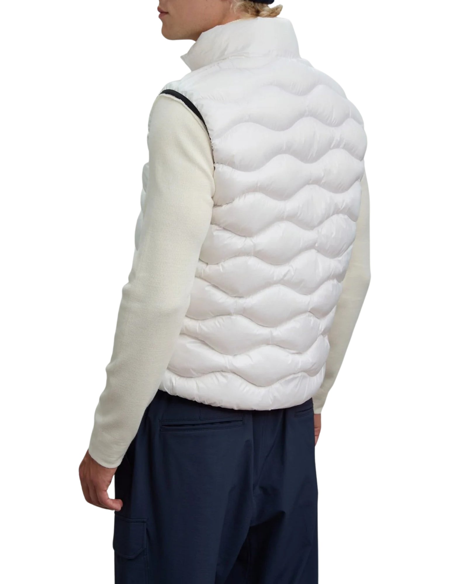 25WBLUX02081 5958 100EI Weiß - Gilet - Blauer