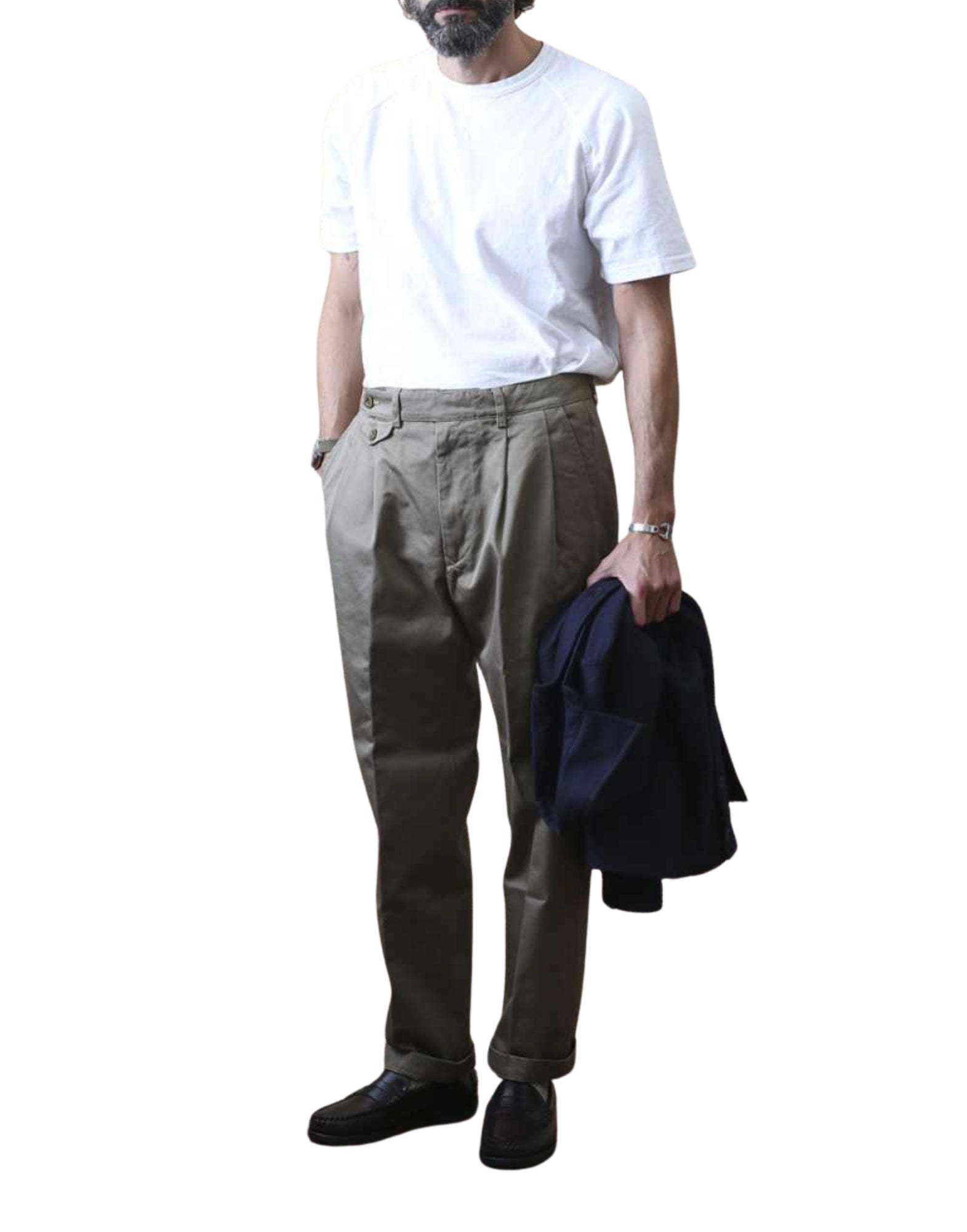 ENFIELD 121 KHAKI - Pantaloni - East Harbour Surplus