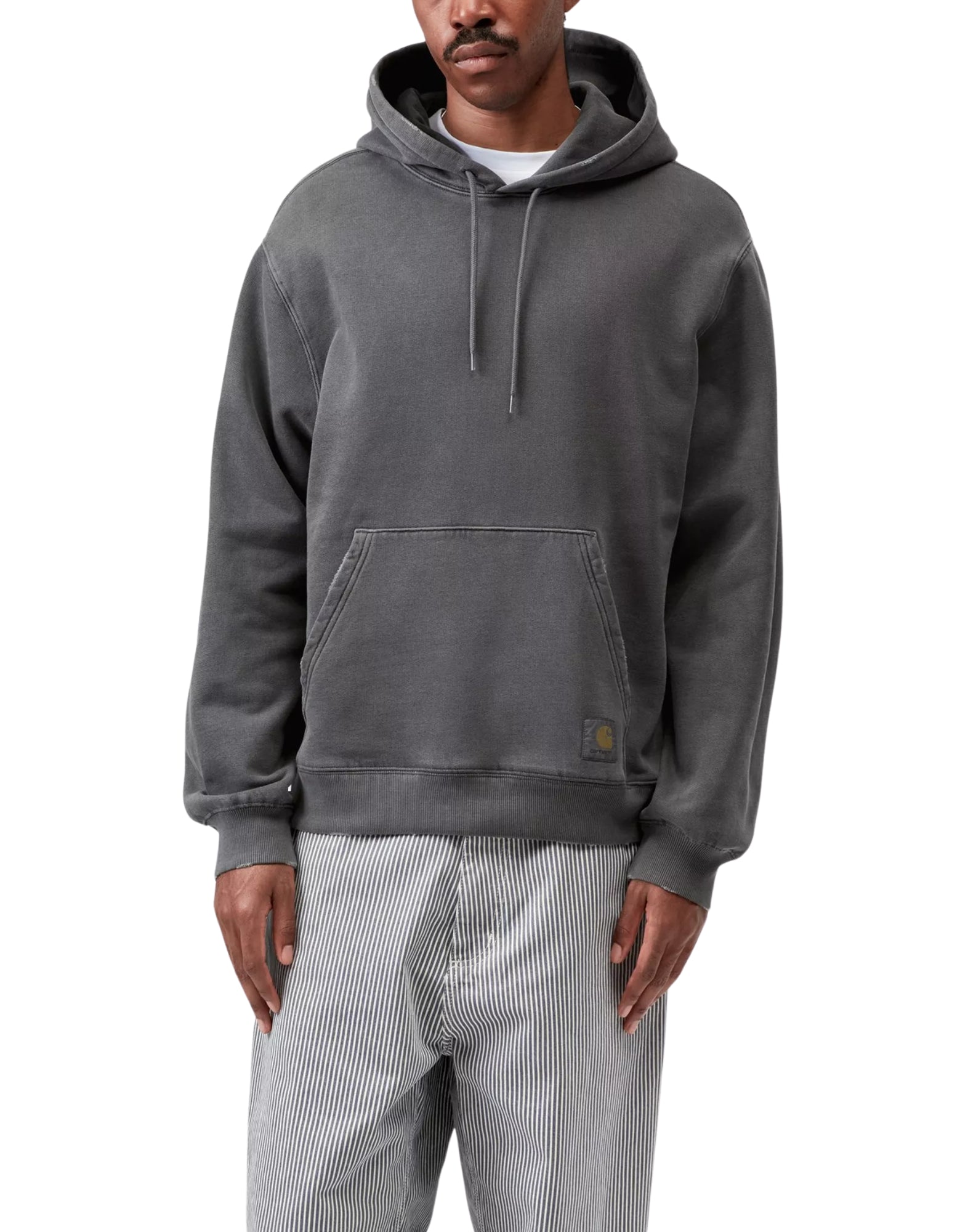 I036053 89.B7 BLACK SWEAT GRIND WASH - FELPA - CARHARTT WIP