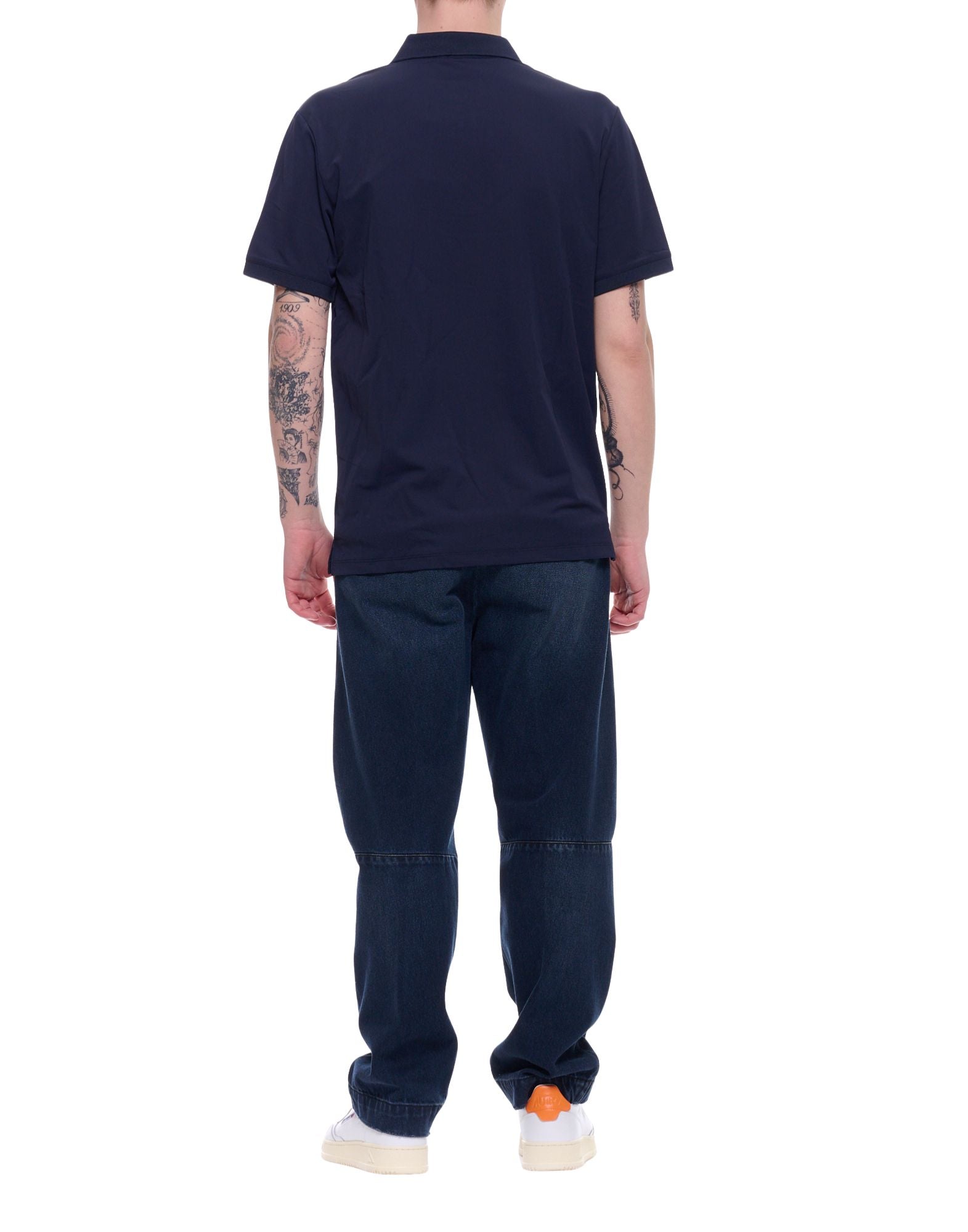 Outhere Men’s T-Shirt Bliss Blue Navy Regular Fit Cotton Front Logo 4651M303B208-26046 1844 BLISS