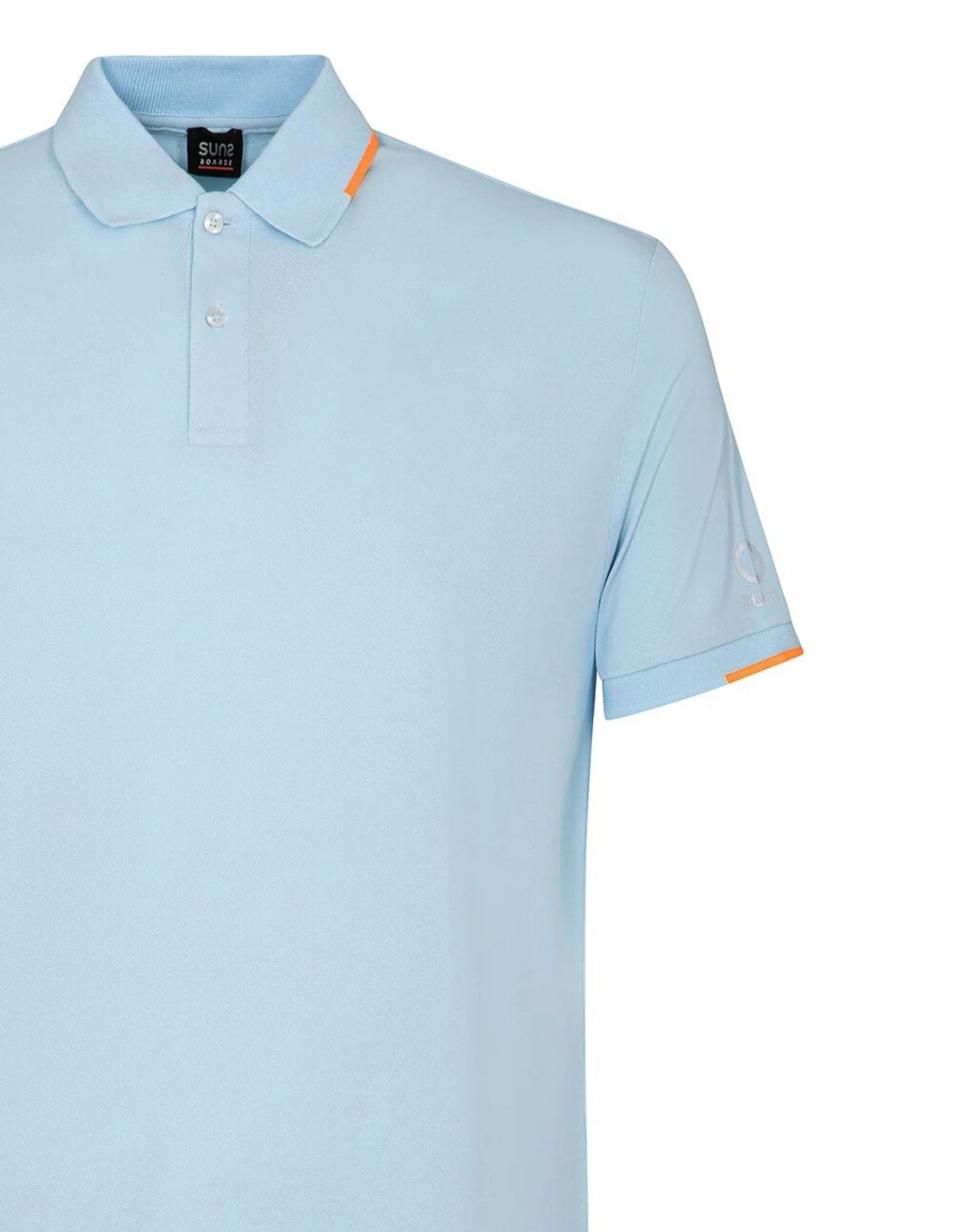 Suns Boards Federico Tag Men’s Stretch Piqué Polo Regular Fit Sky PLS61008U V5 SKY