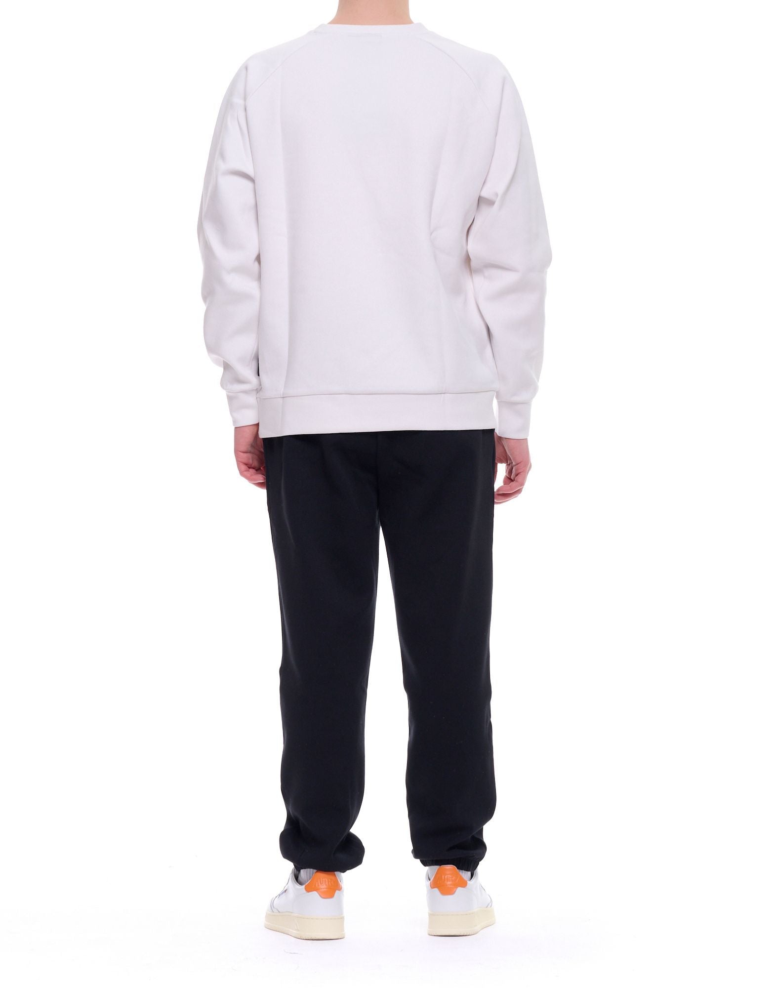 Outhere Sudadera de hombre con cuello redondo Ariel Offwhite Regular Fit Mezcla de algodón 4654M111B209-26046 1706 ARIEL