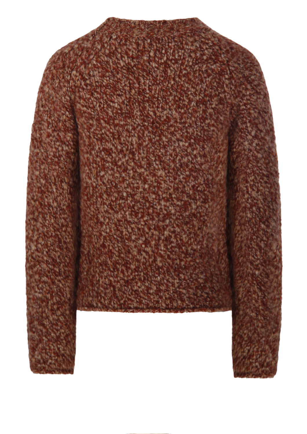 Fabrizio Del Carlo Jersey Mujer Alpaca Merino Cuello Redondo Rojo Made in Italy 9048 30 CUELLO REDONDO ROJO