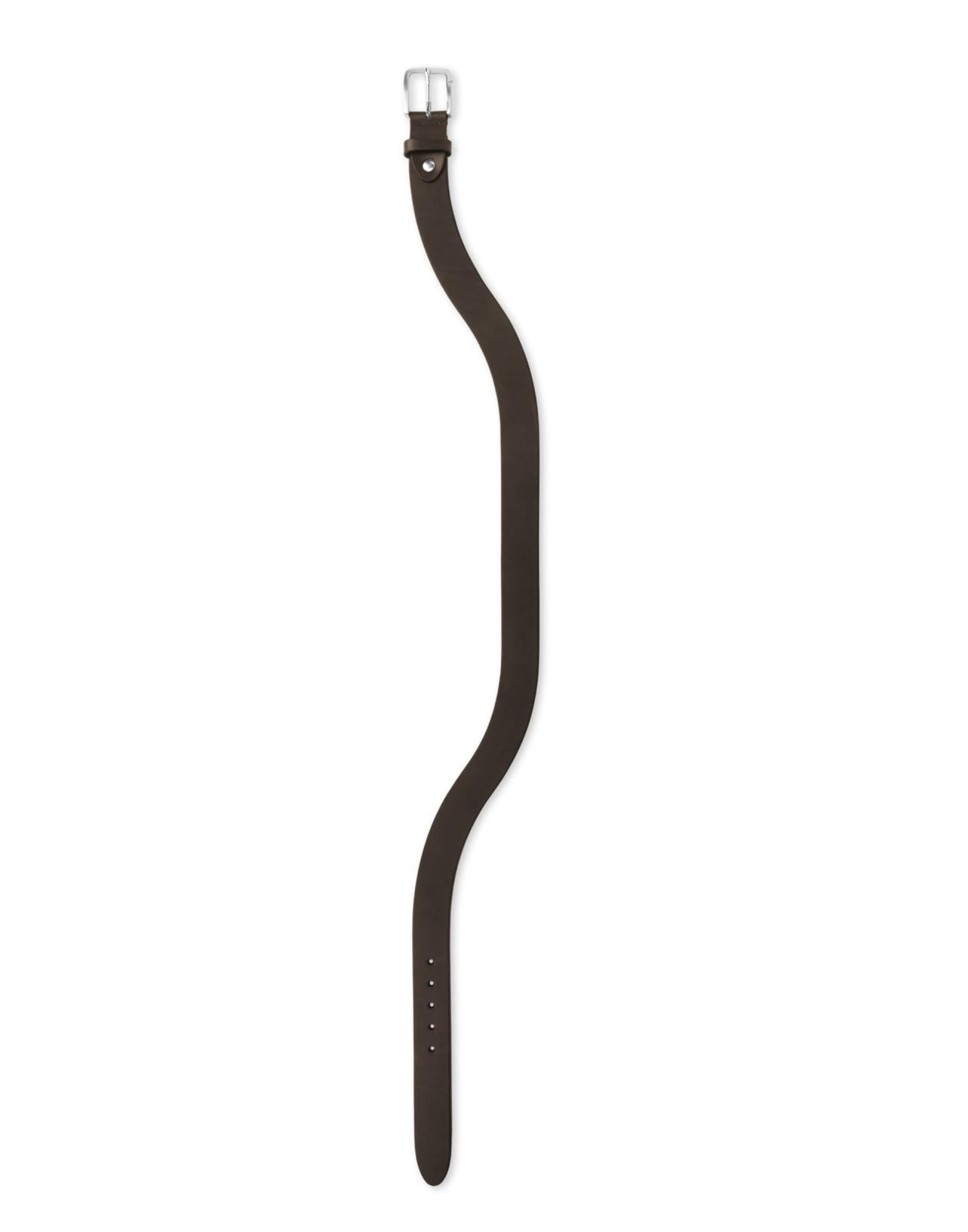 Cintura in pelle Marrone scuro
