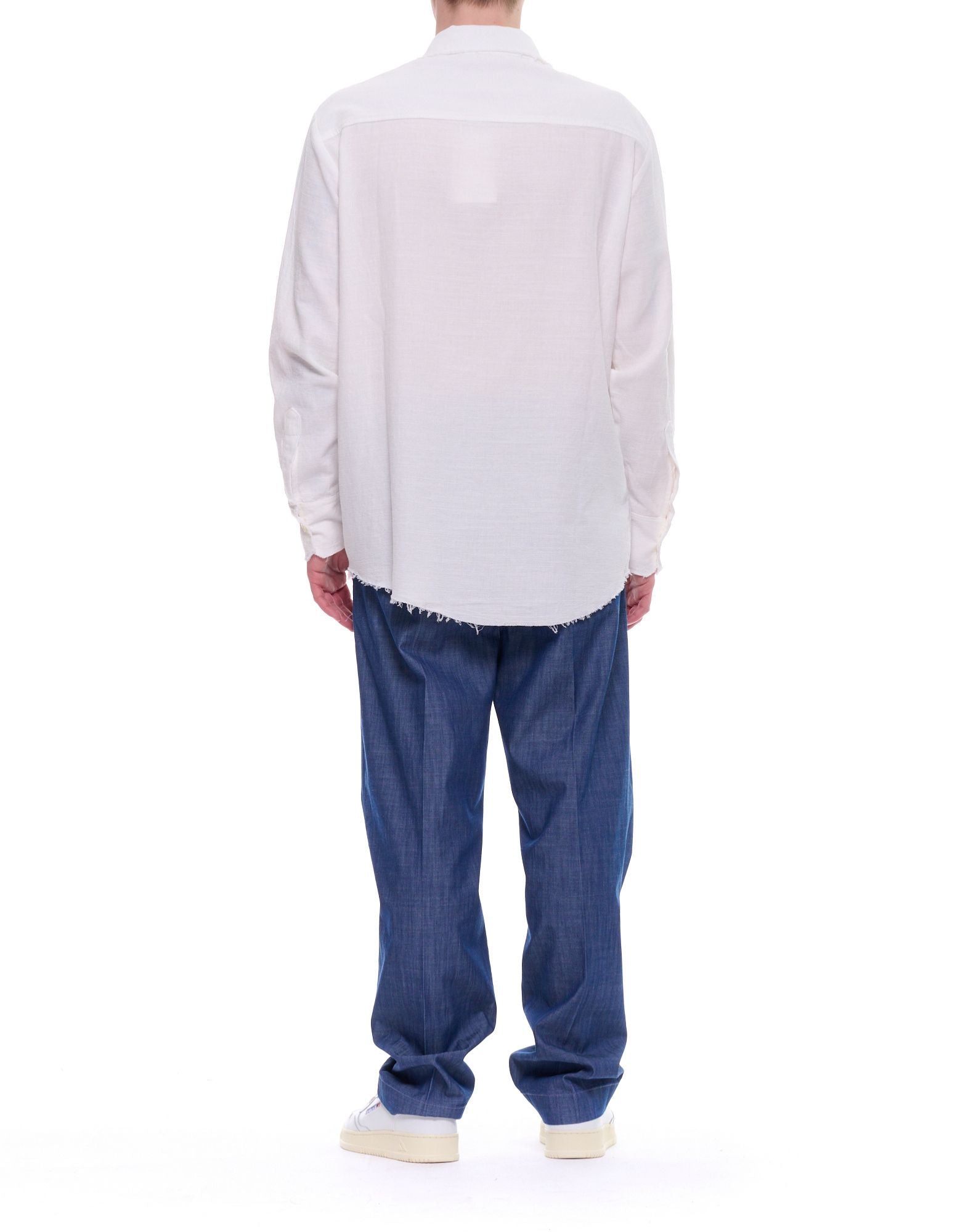 Telacruda Uniform Pleat Chino Pantalones plisados de corte recto para hombre con dobladillo vuelto TNPT0006-DE0053 LAV2625
