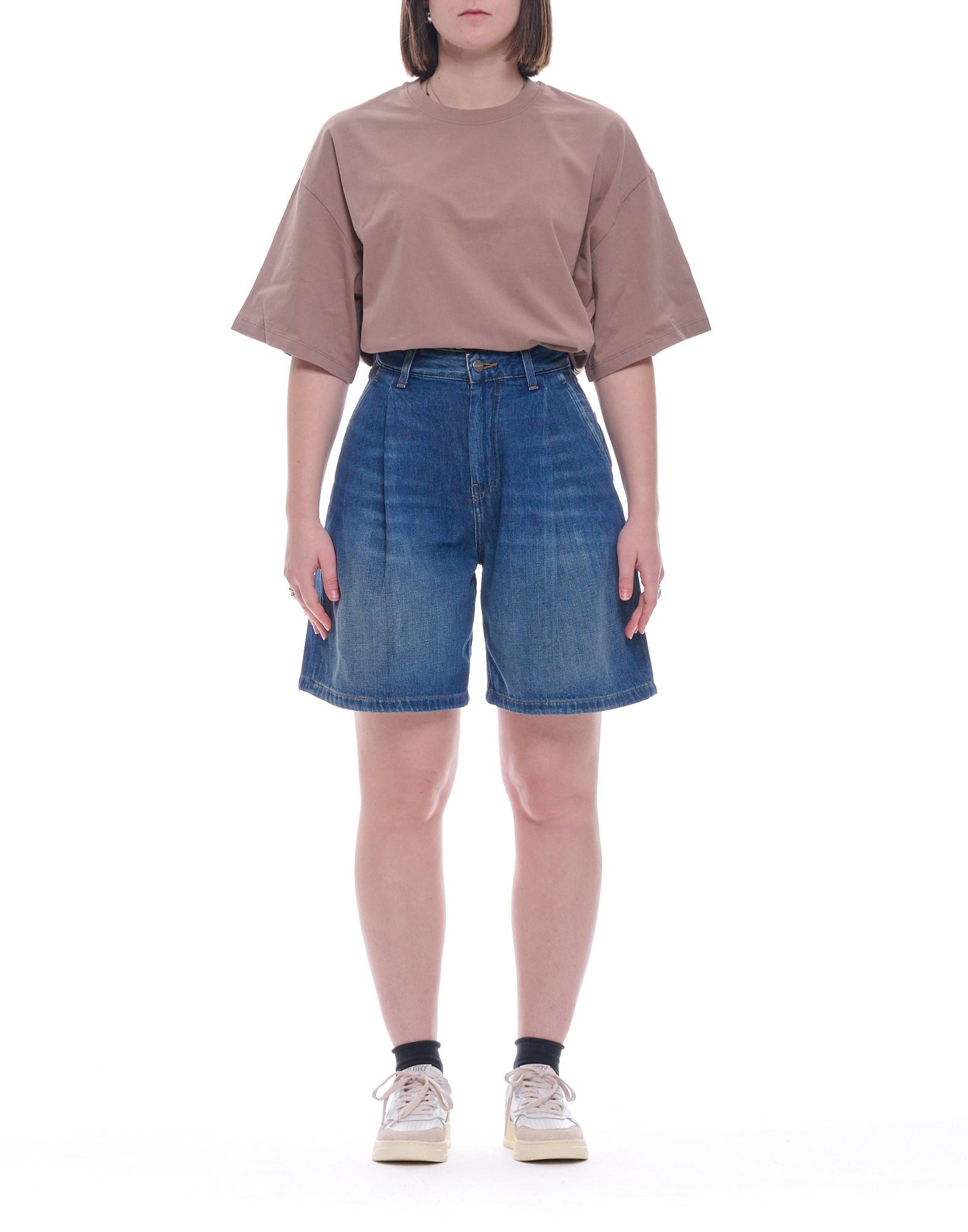 Carhartt WIP W’ Alta Short Dam Denim Blå Mörk använd tvätt I033345 014L