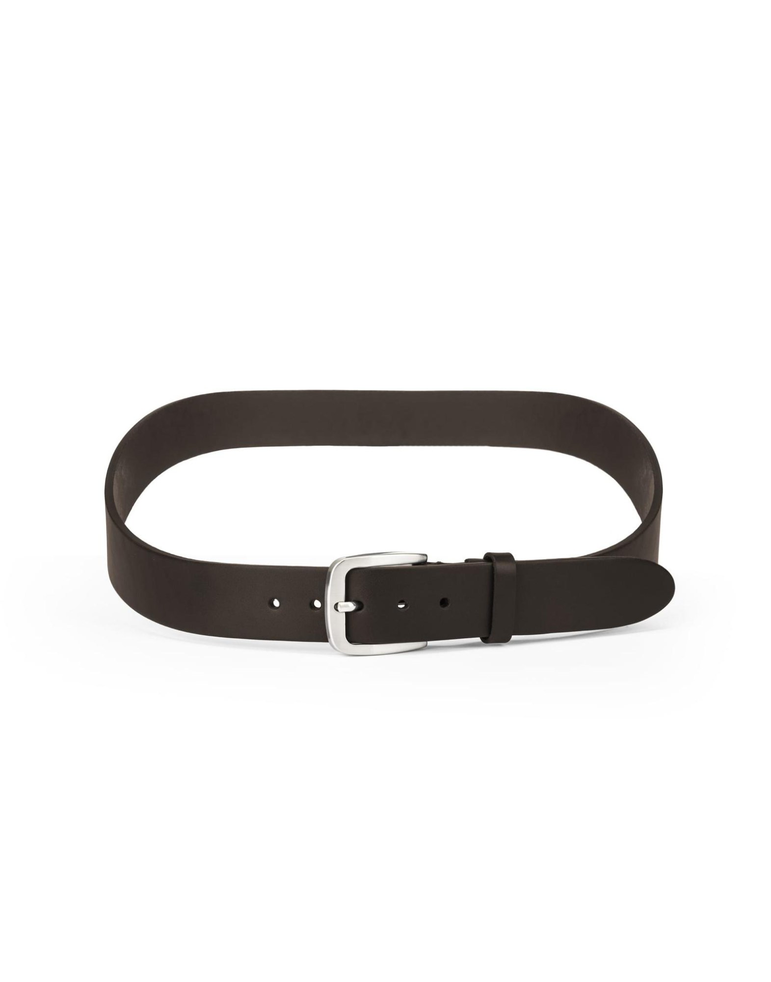 Cintura in pelle Marrone scuro
