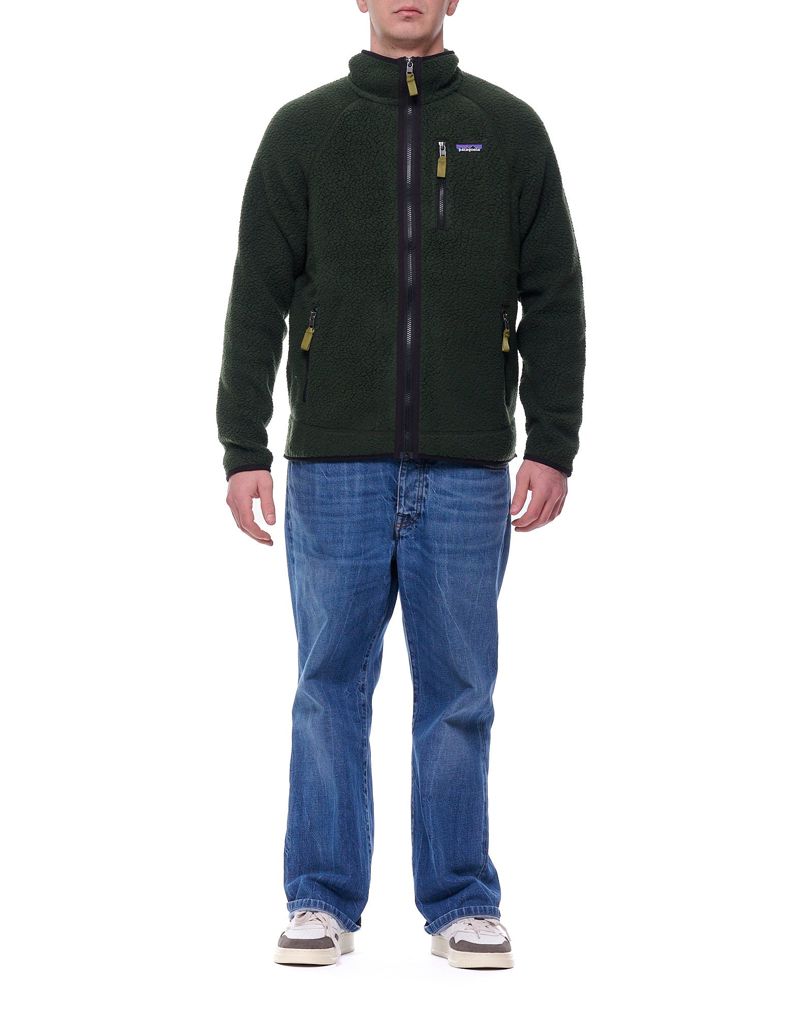 22801 OLGG 그린 레트로 파일 재킷 - Giacche - Patagonia