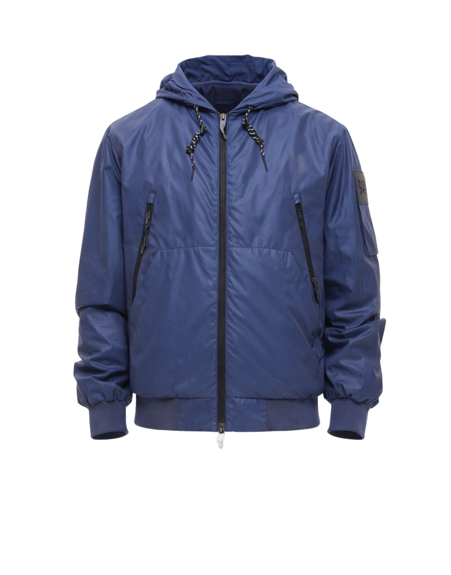 Outhere Men’s Mid-Season Jacket Zeus Abyss Regular Fit Hooded Polyester Zip Closure 4631M549B502 1876 ABYSS