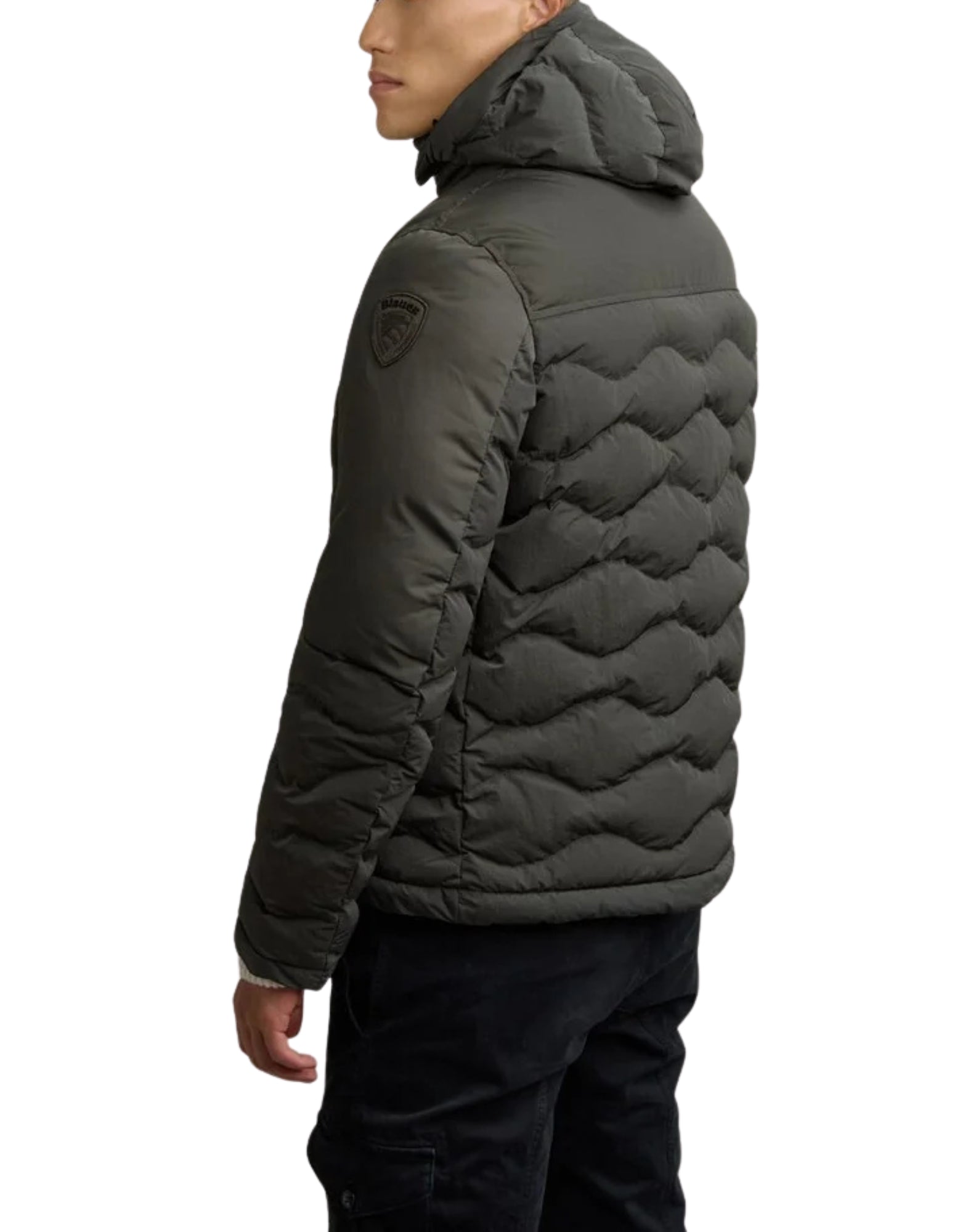25BLUC02152 7287 678 GREEN - Giacche - Blauer