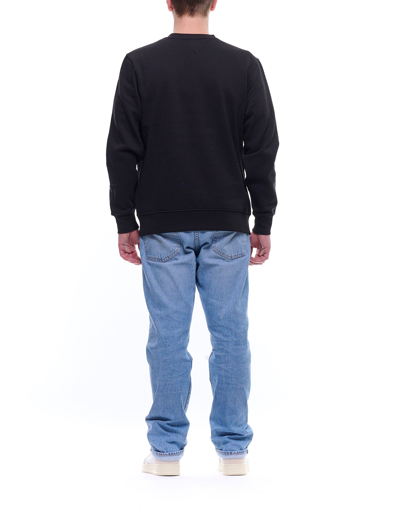 40863 BDS BLACK SWEATER OUTLINE CREW NECK - Maglieria - TOMMY HILFIGER