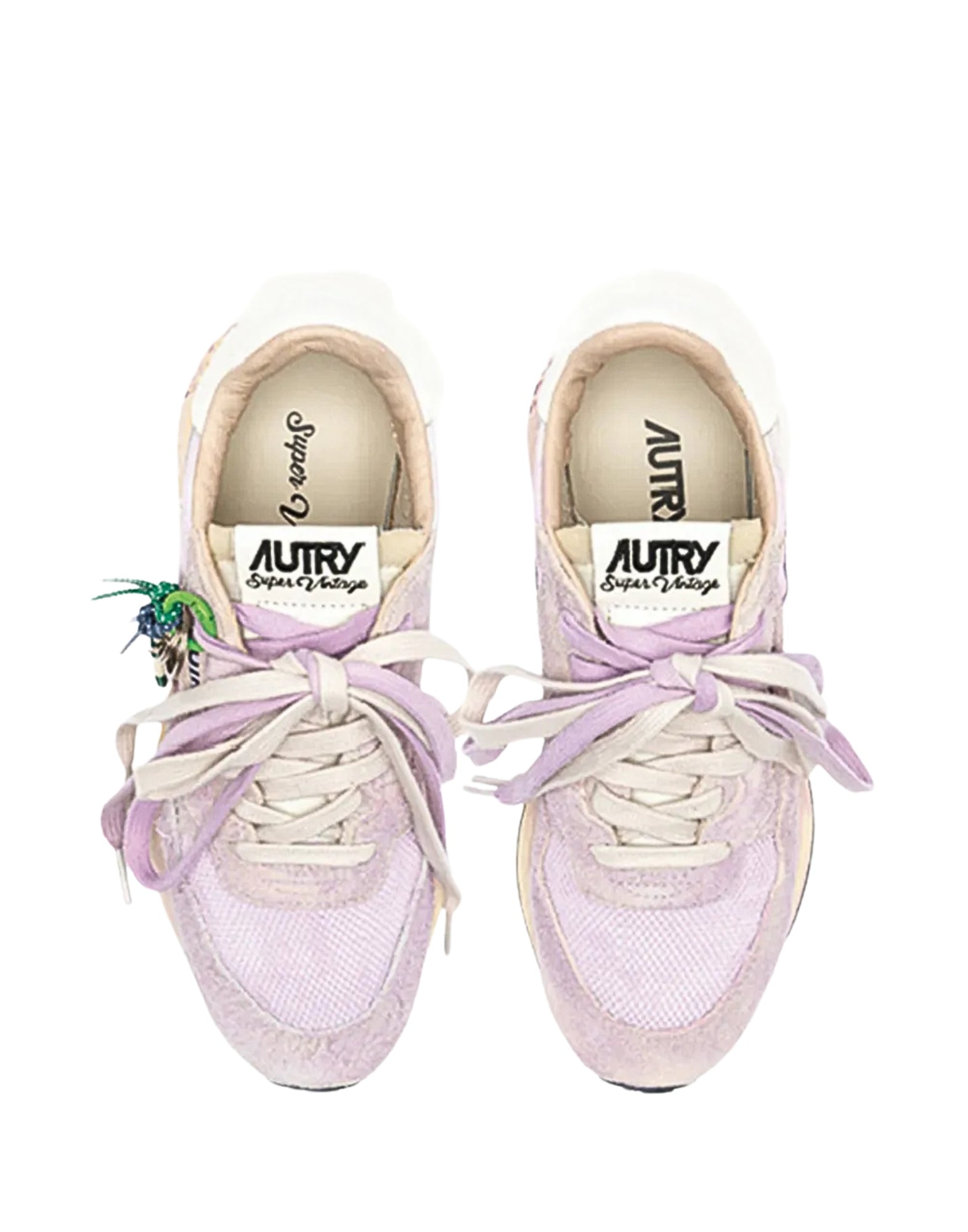 Autry Reelwind Super Vintage Low Sneakers White Lilac – Women’s WVLW YS06 REELWIND SV LOW