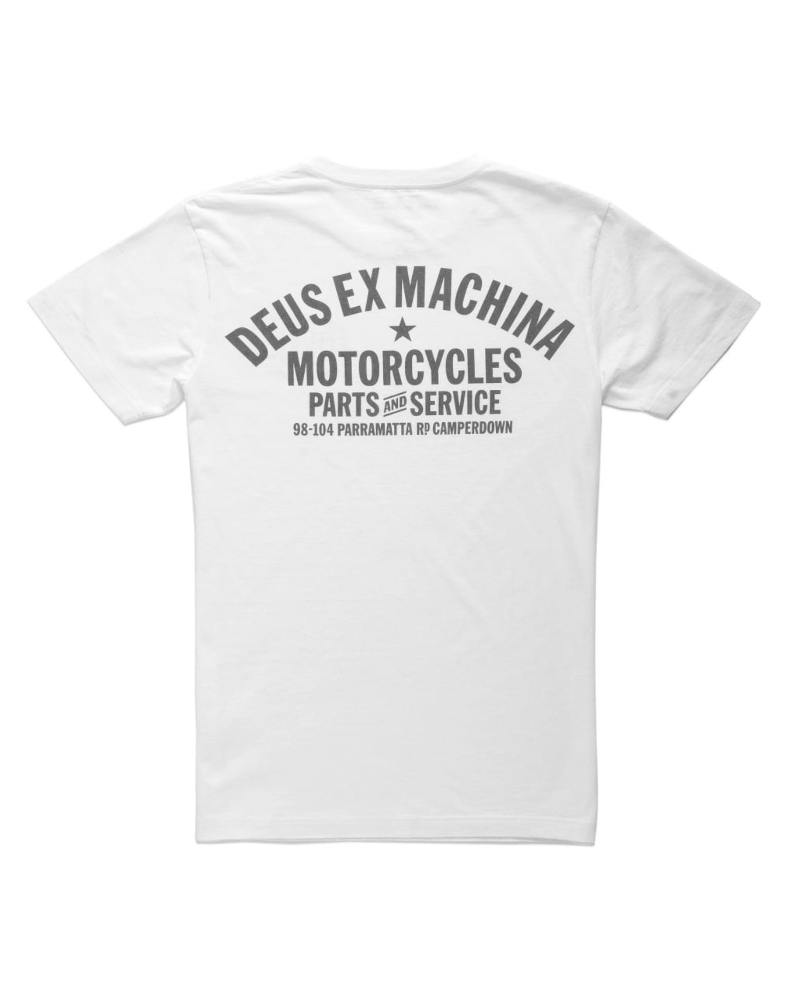 T-shirt Man DMW41808A ADRESSE CAMPERDOWN BLANC Deus Ex Machina