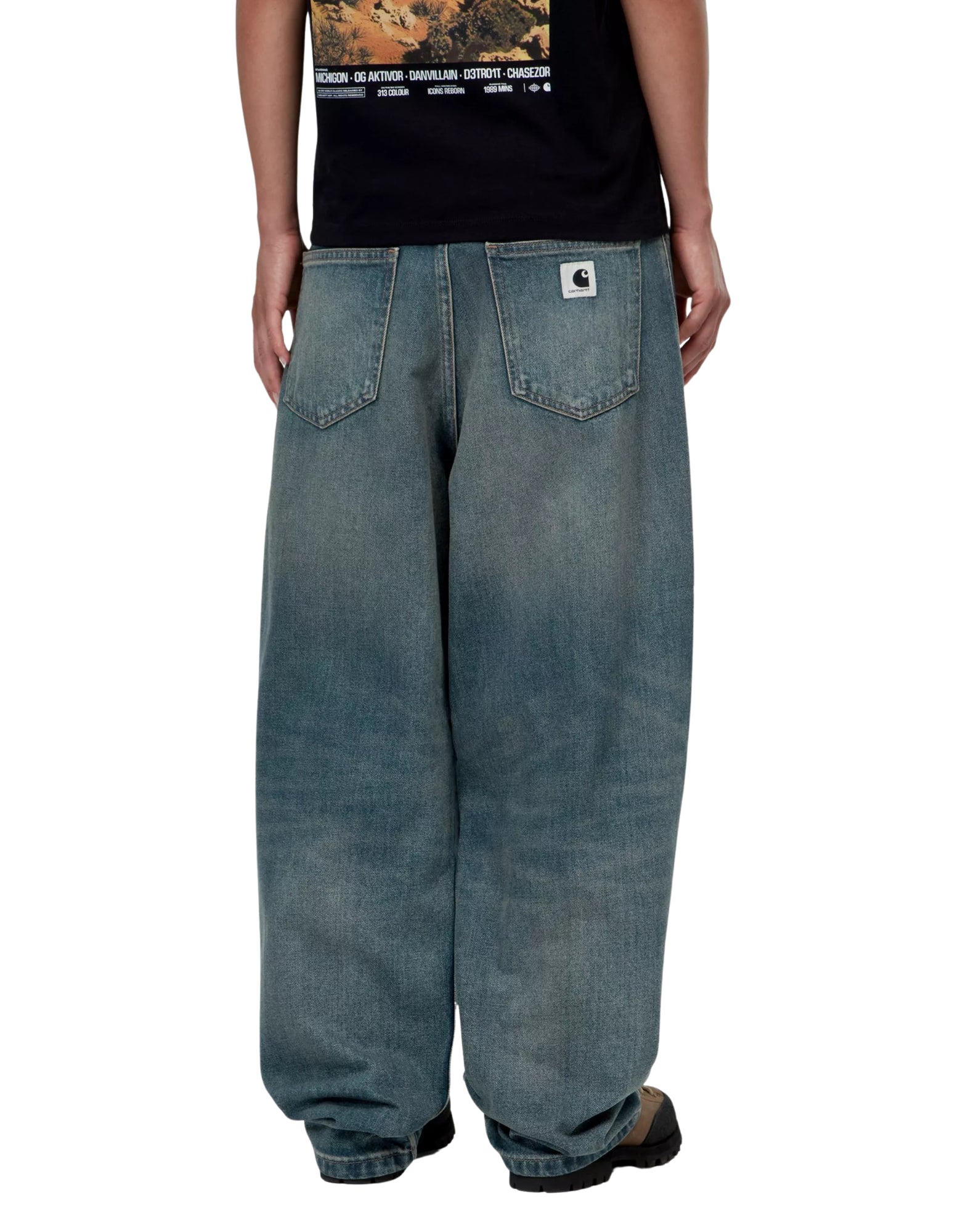 Pantalones «W' Brandon» azules, usados, desgastados