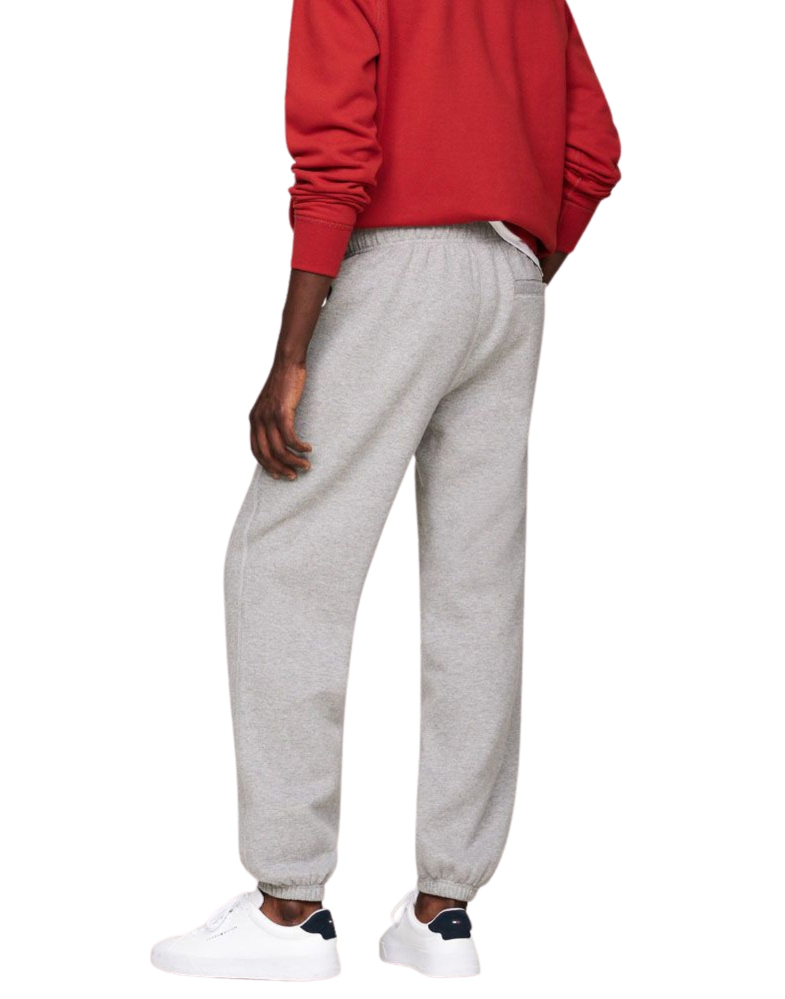 37231 P91 GRAUE FLEECEHOSE - Pantaloni - TOMMY HILFIGER