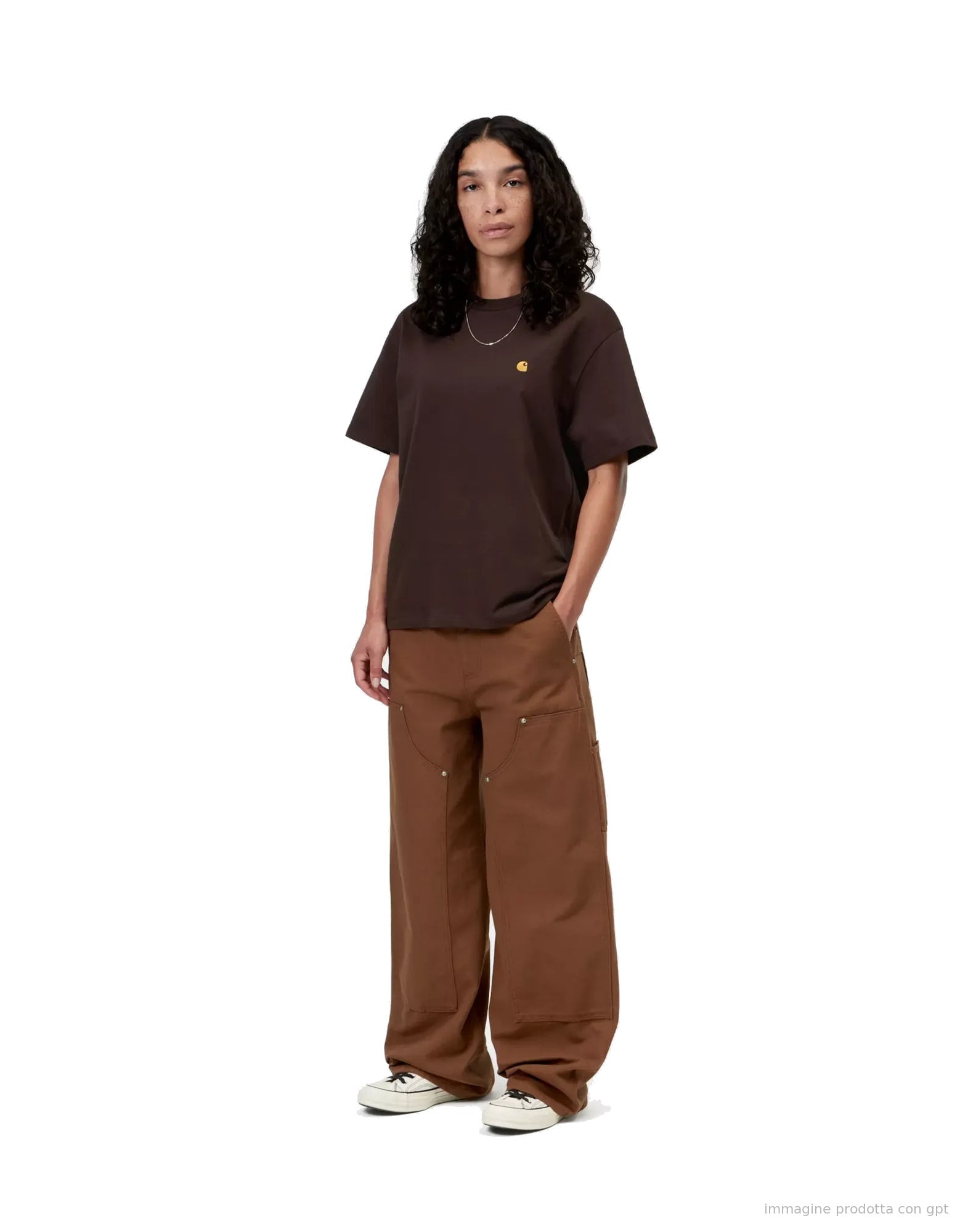 W' S/S Chase T-Shirt Palisander/Gold