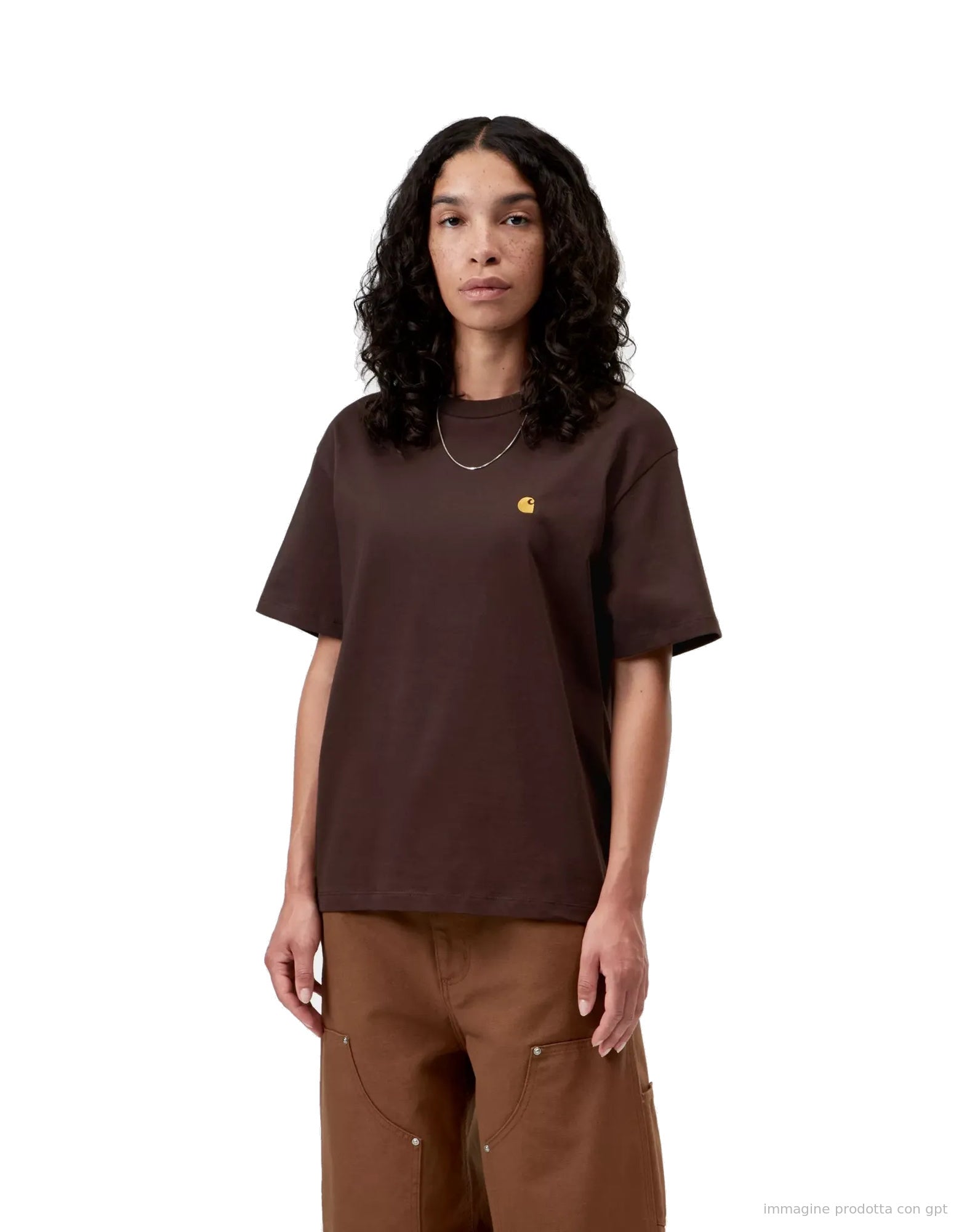 W' S/S Chase T-Shirt Palisander/Gold