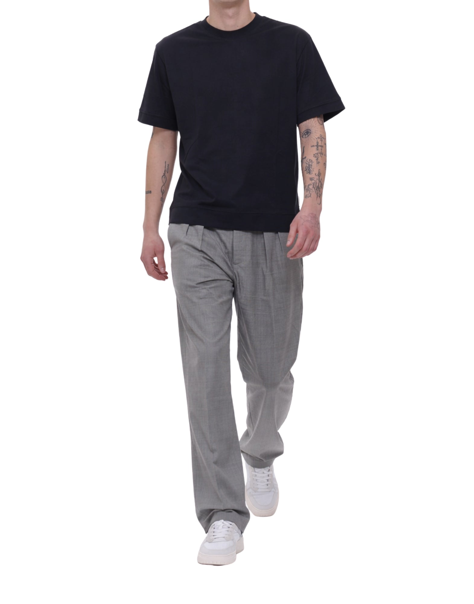 Nine in the Morning Kai Baggy Men’s Wool Pants Iron KAI34 V19 IRON