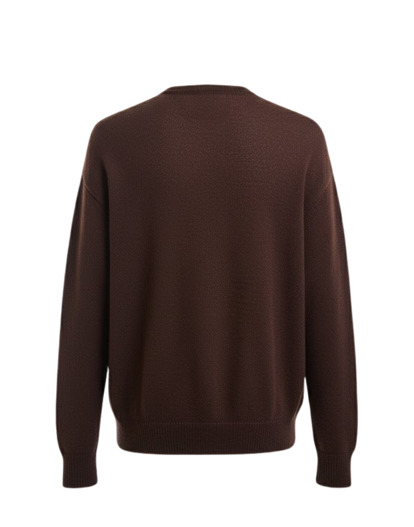 I698 1118 BROWN SWEATER FIUMARA - Maglieria - Hevo
