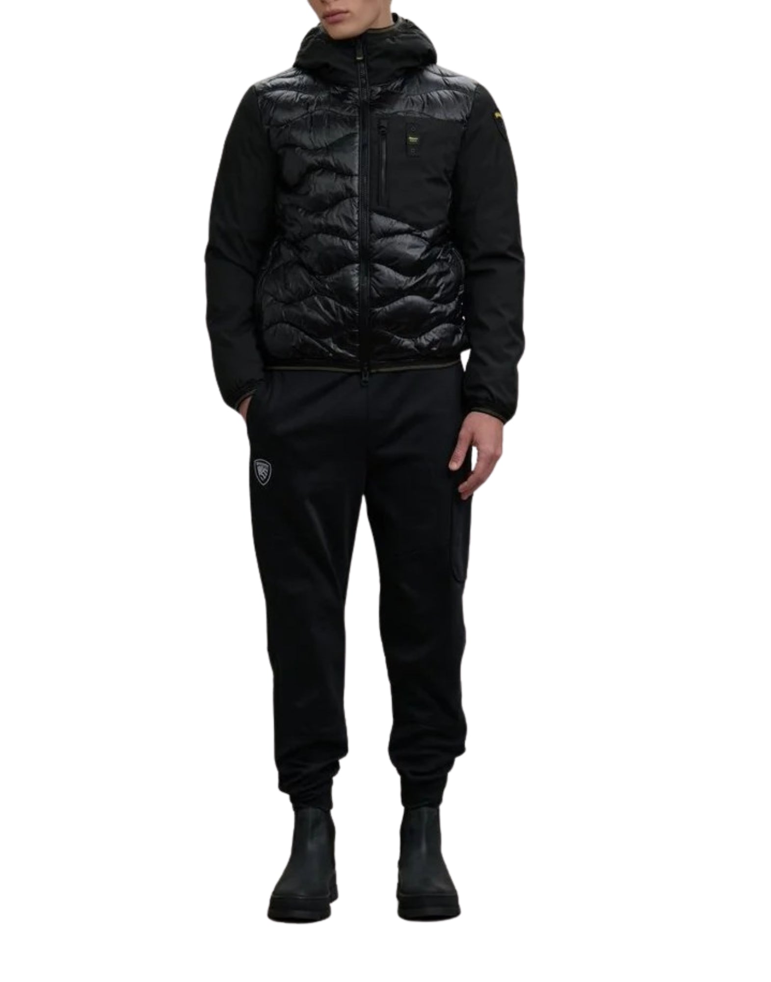 25WBLUC08078 6355 999 Schwarz - Giacche - Blauer