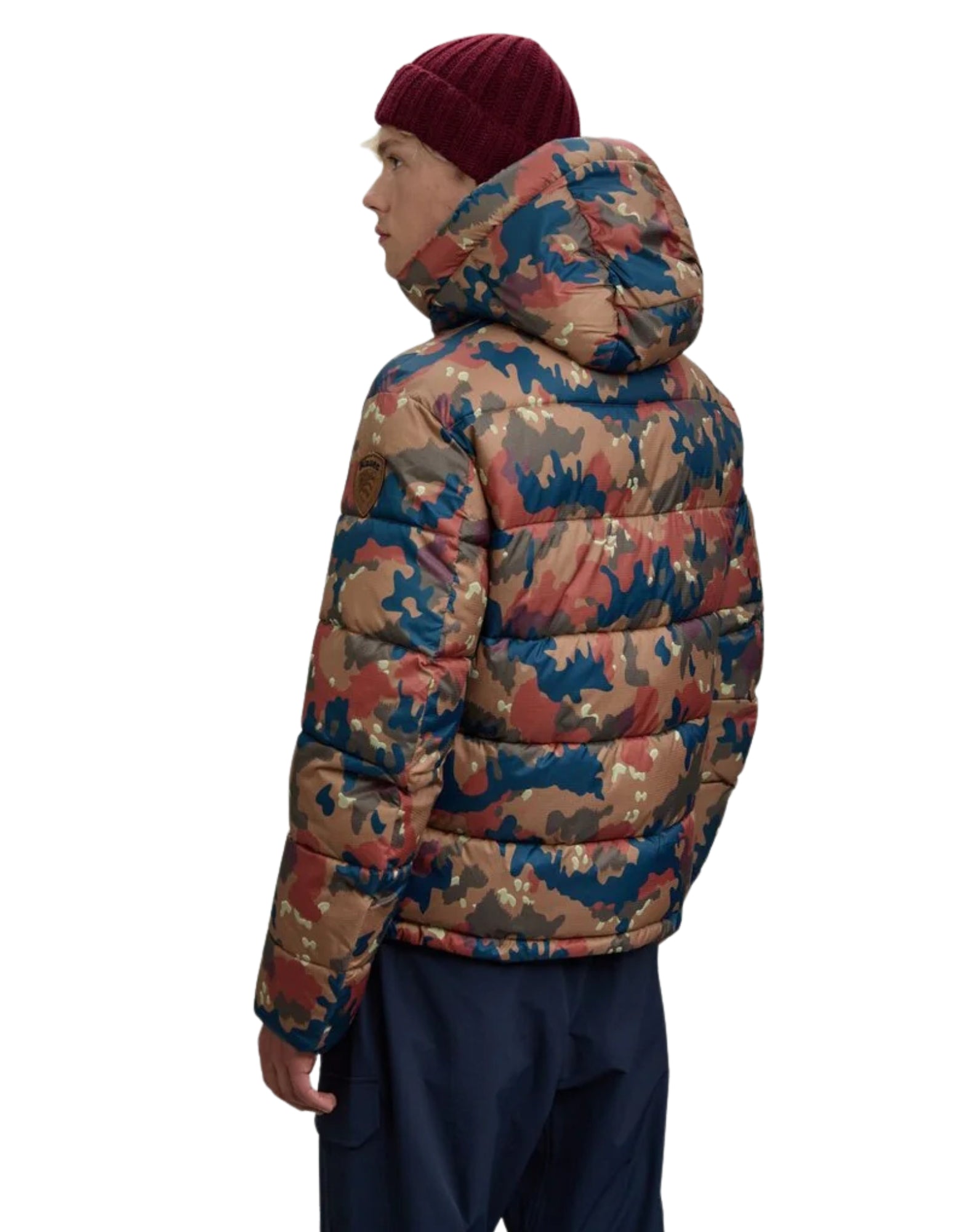 25WBLULUC02153 007300 343 CAMO - Giacche - Blauer