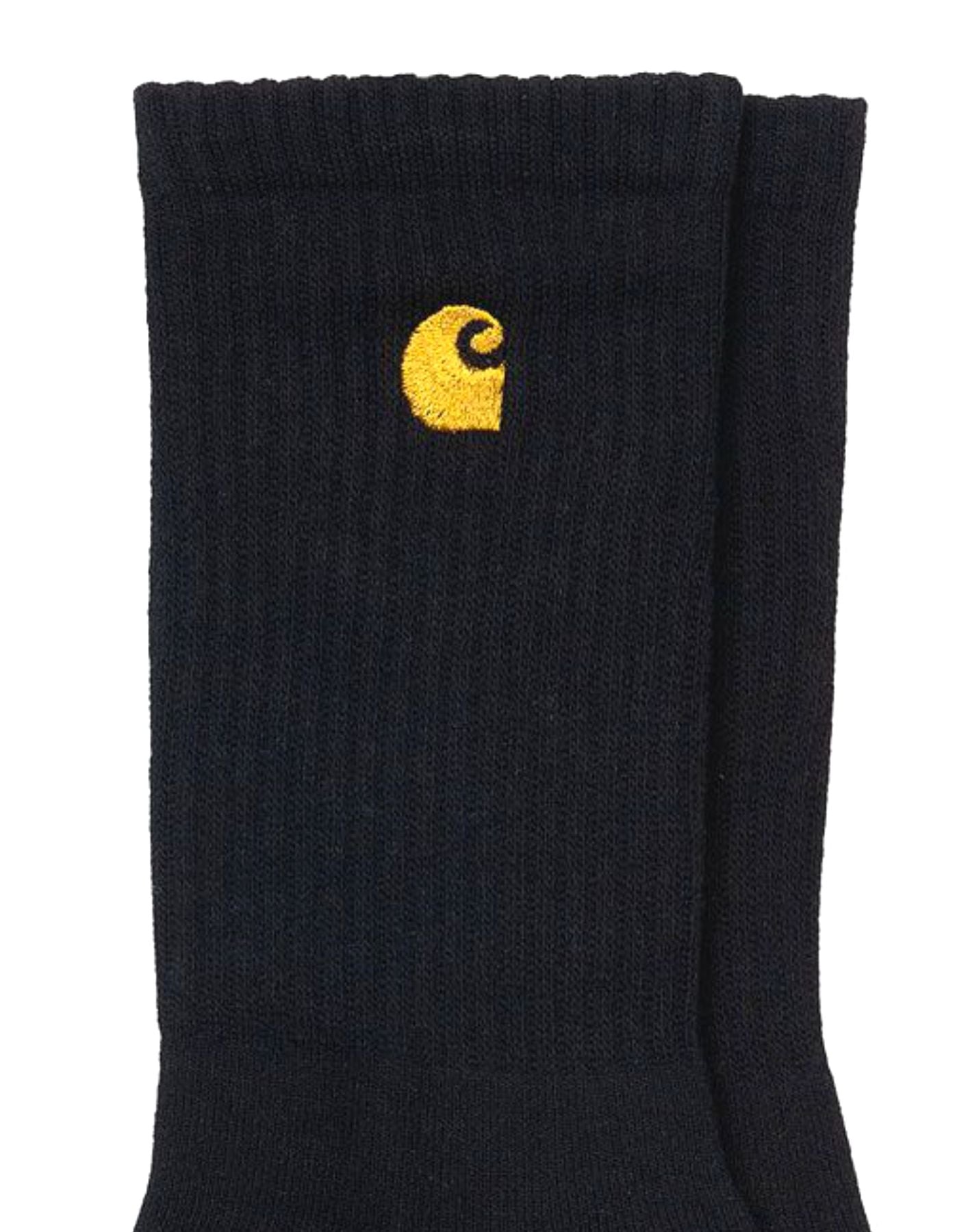 양말 Unisex I029421 00F XX Chase Black CARHARTT WIP