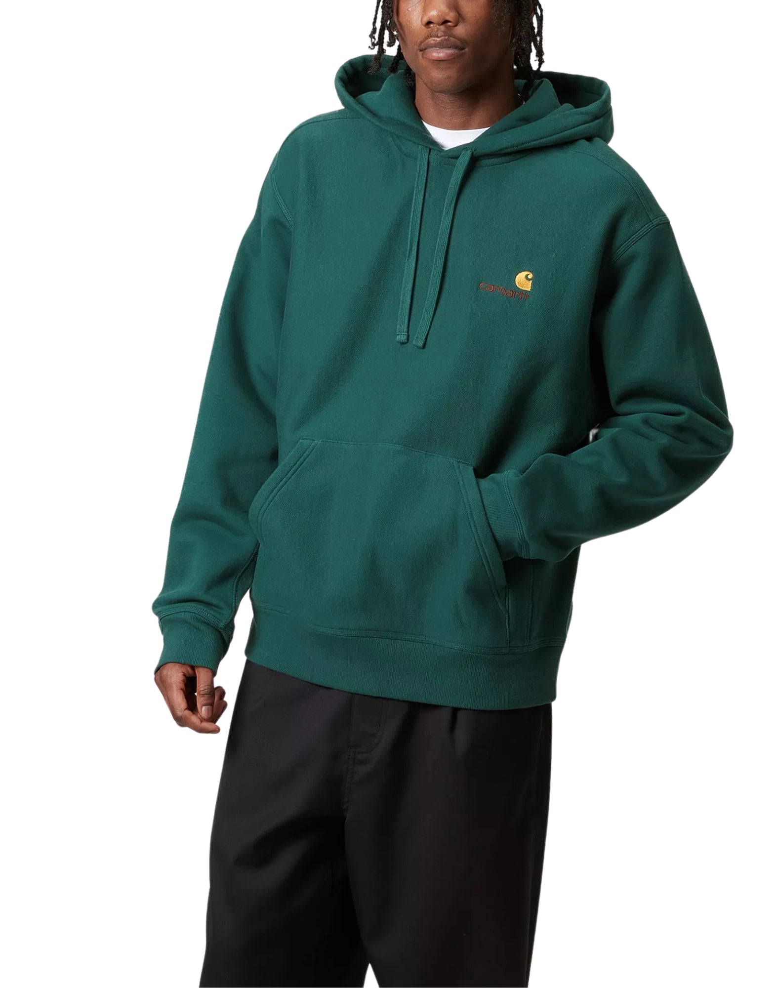 까마귀 맨 i028279 CIXX 후드 아메리칸 스크립트 자백 CARHARTT WIP