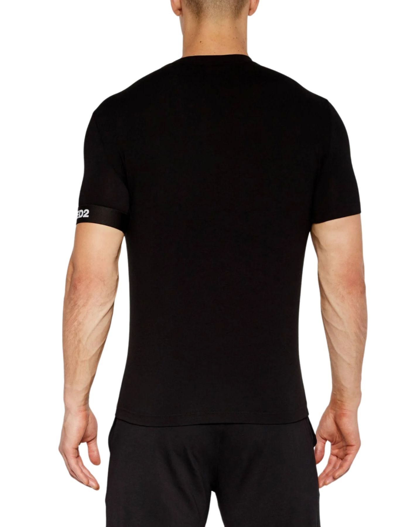T-Shirt Man D9M3S5460 001 Schwarz DSQUARED2