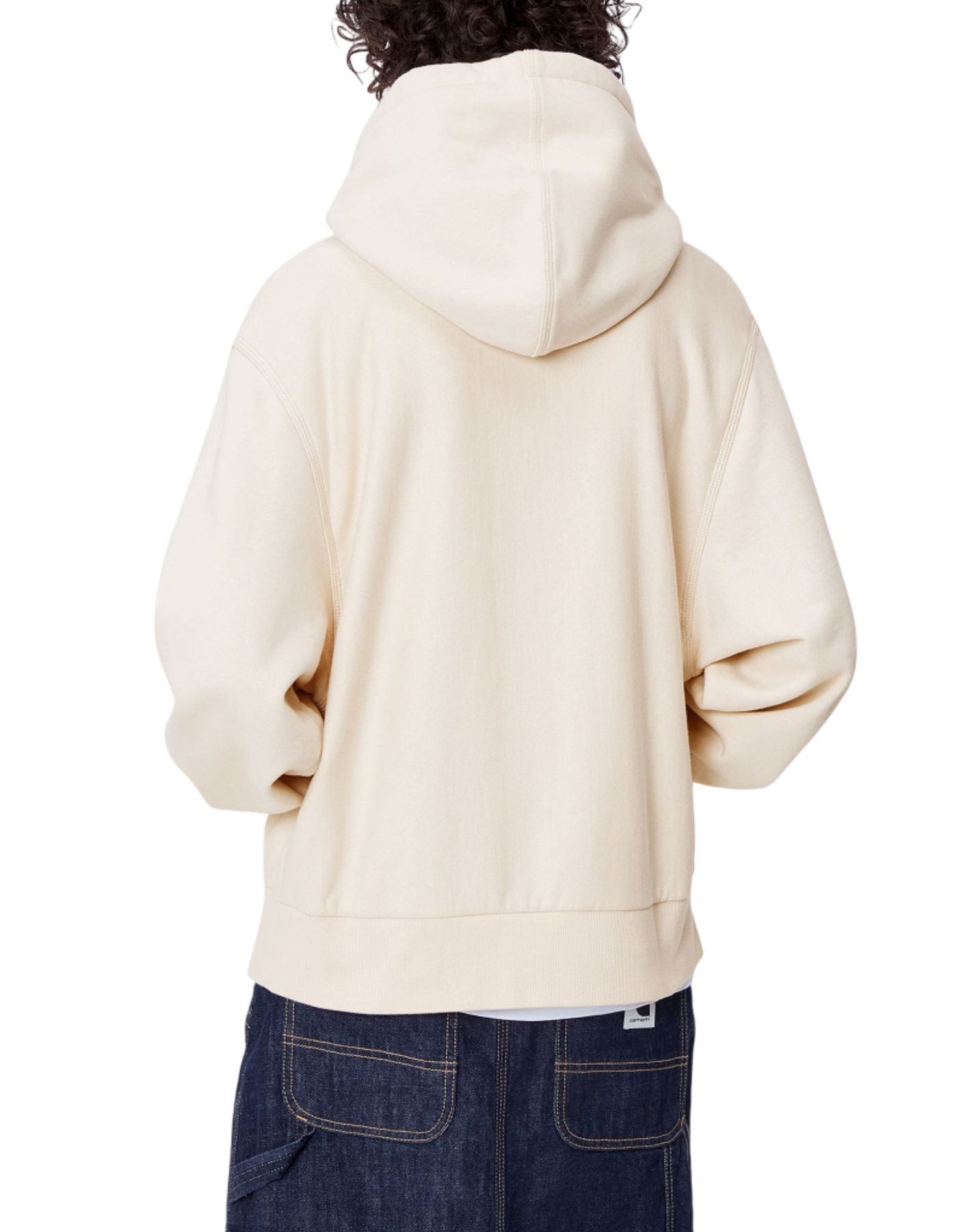 Femme à capuche I033650 Mooxx W HD American Script Moonbeam CARHARTT WIP
