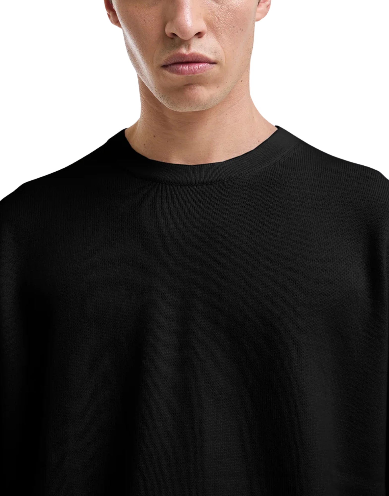 I695 0303 BLACK SWEATER MONTEIASI - Maglieria - Hevo