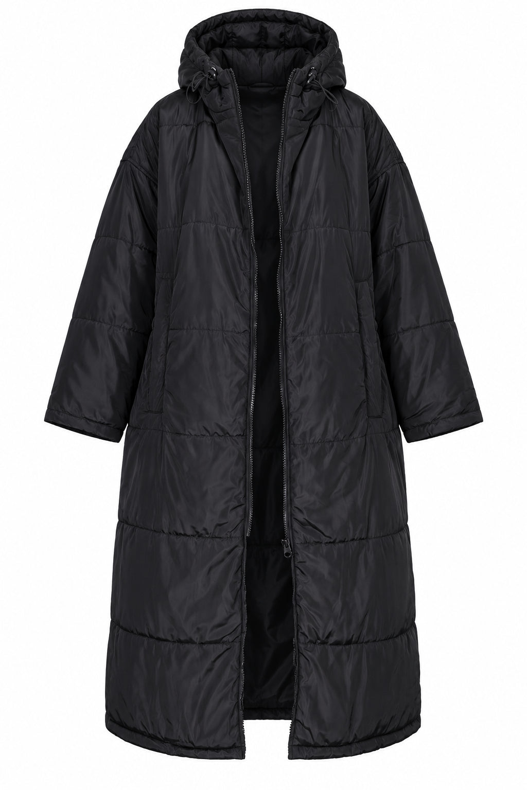 Maxi Long Coat Black