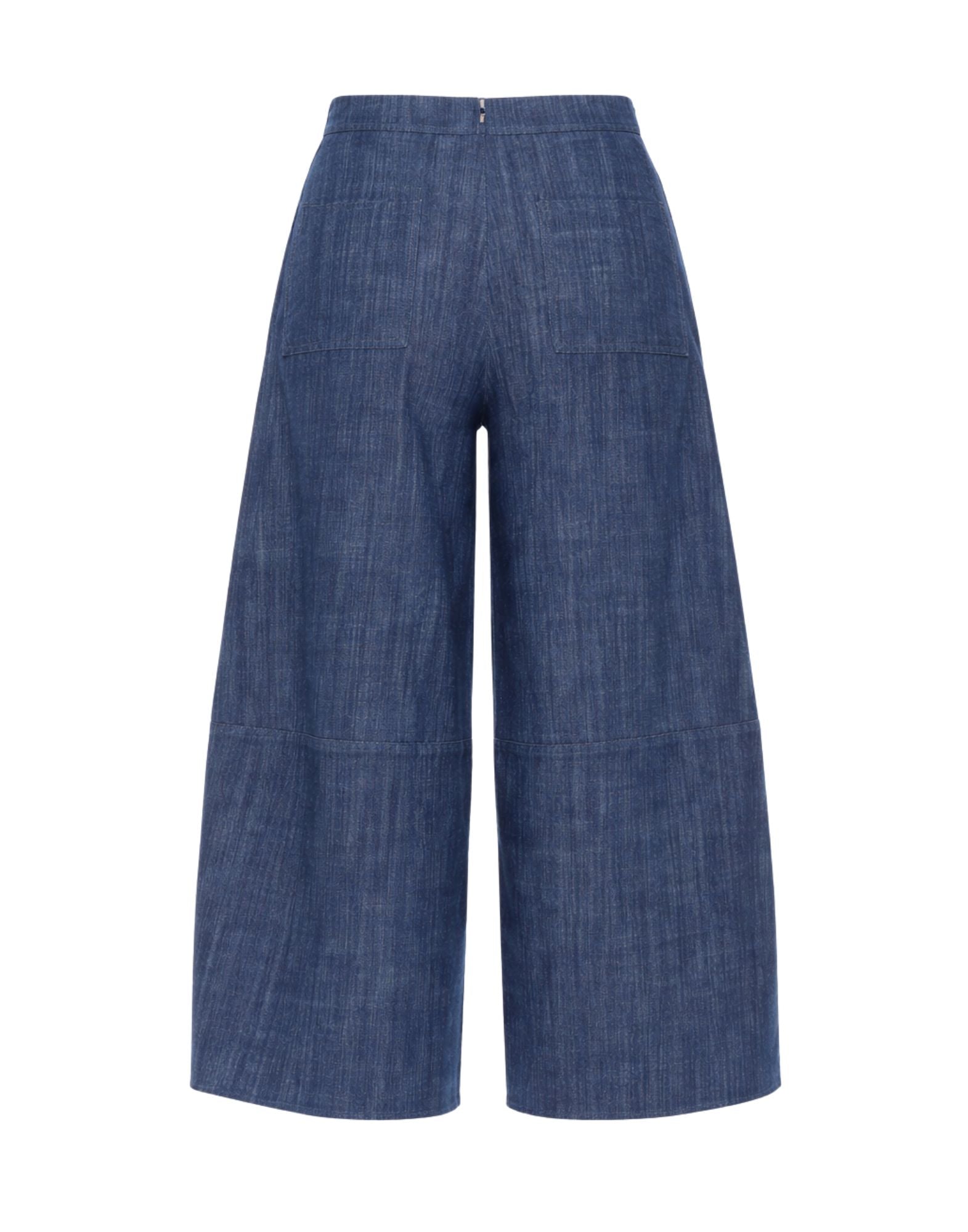 Pantalón cropped azul Hira para mujer Made in Italy W341 005