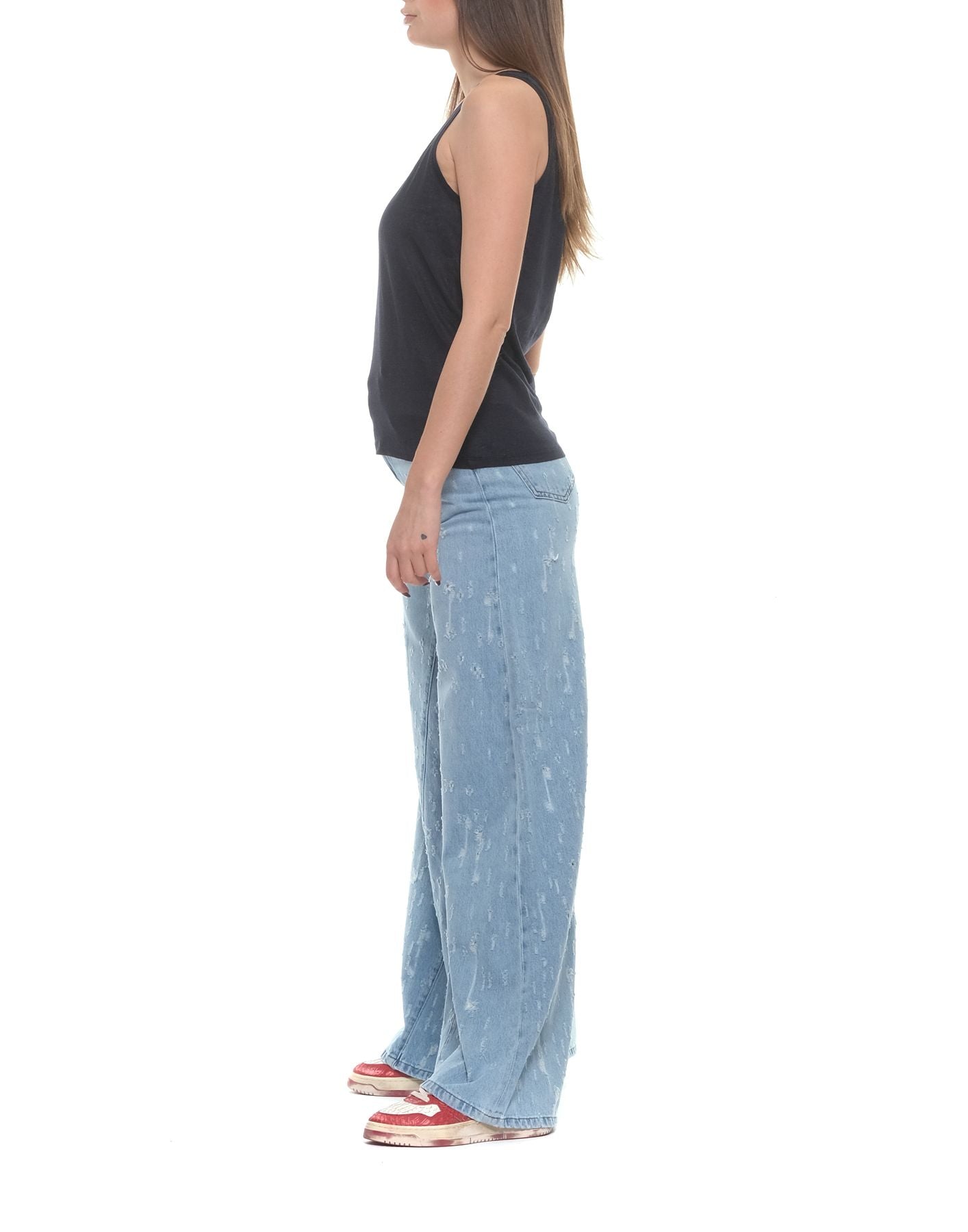 Tank top woman M011-FDE021 003 Majestic Filatures