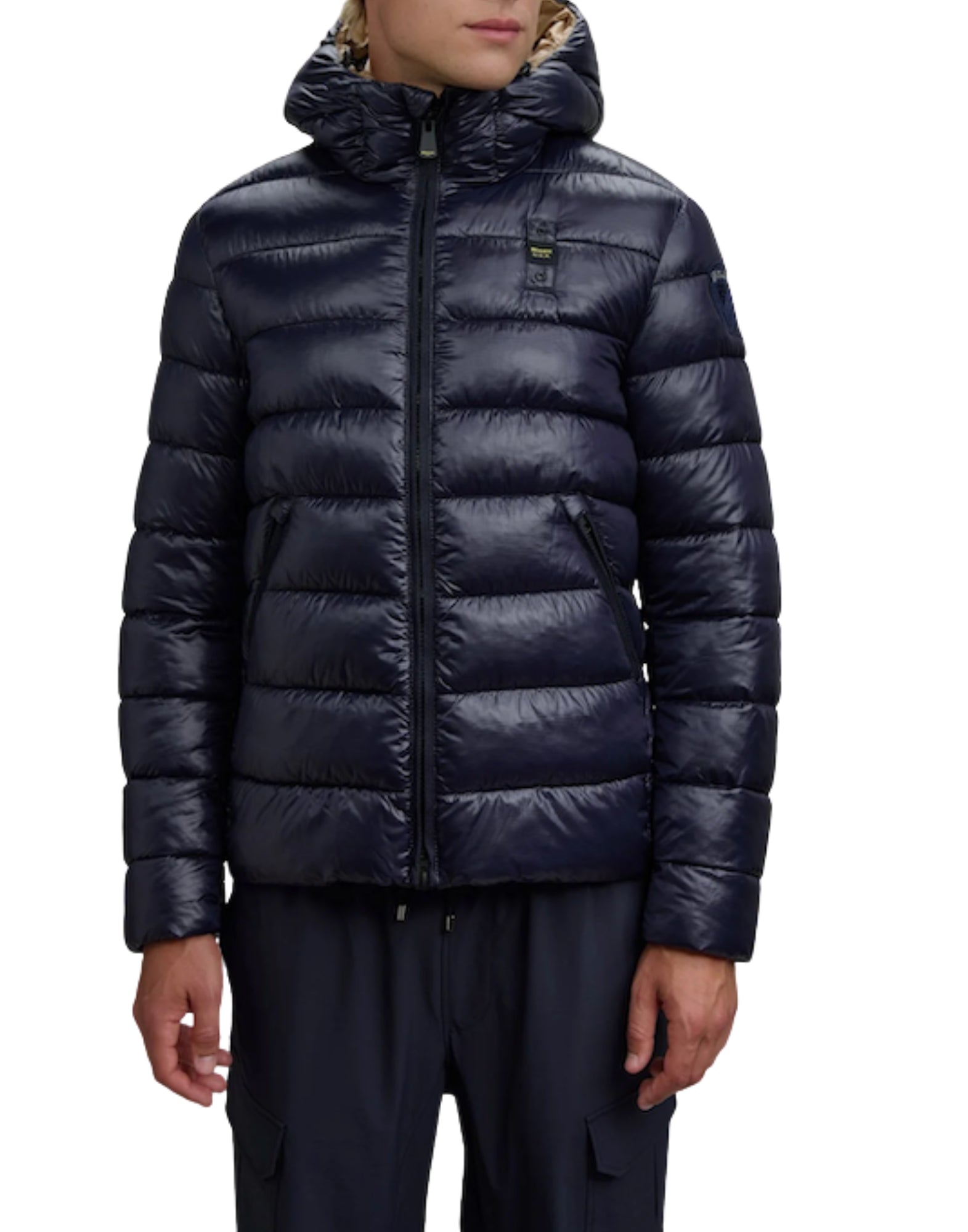 Blauer Adams Eco Nylonjacka – Lättviktsjacka för män 25BLUC02079 5958 888TB BLÅ