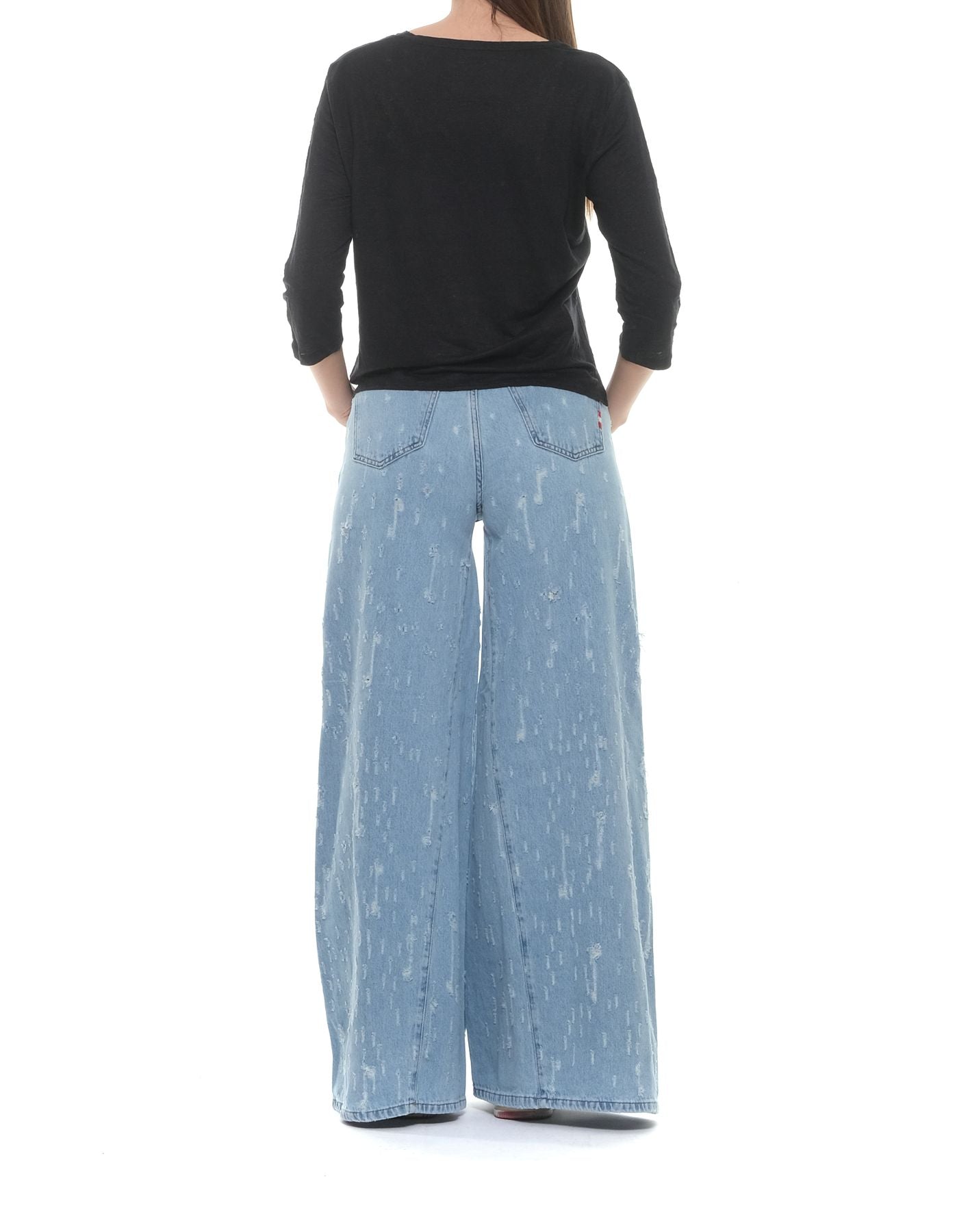 티셔츠 여자 M011-FTS598 002 Majestic Filatures
