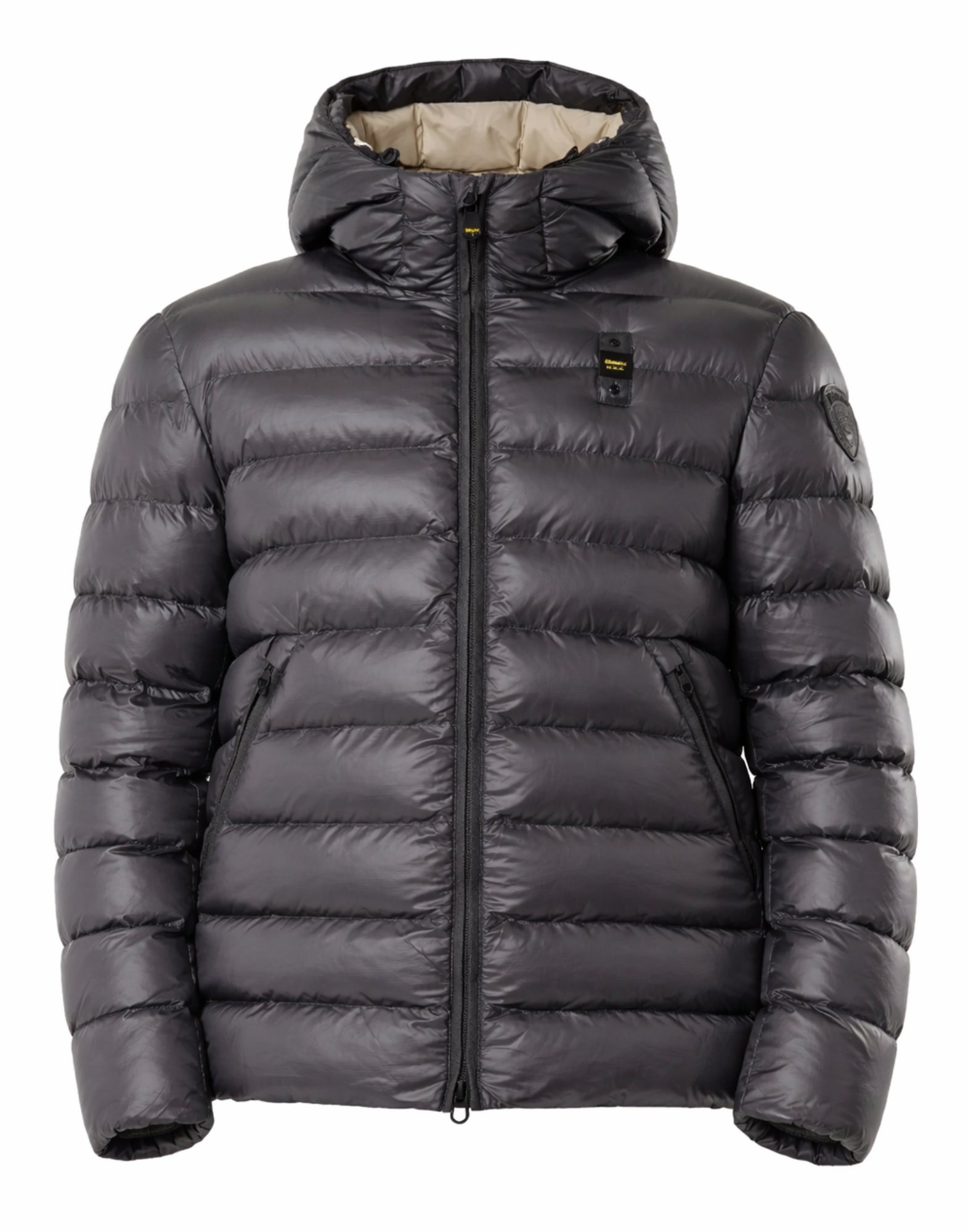 Blauer USA Adams Eco Nylonjacka Herrhuva Mörkgrå 25BLUC02079 5958 978EI GRÖN