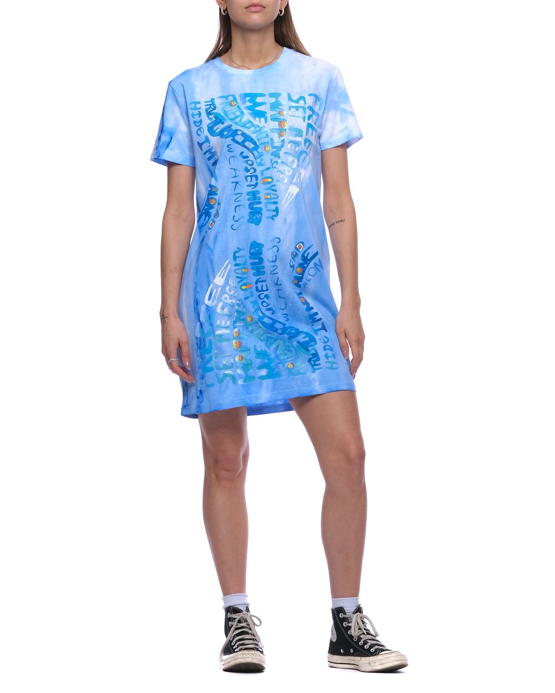 Vestido mujer lágrima 015 blu onelab