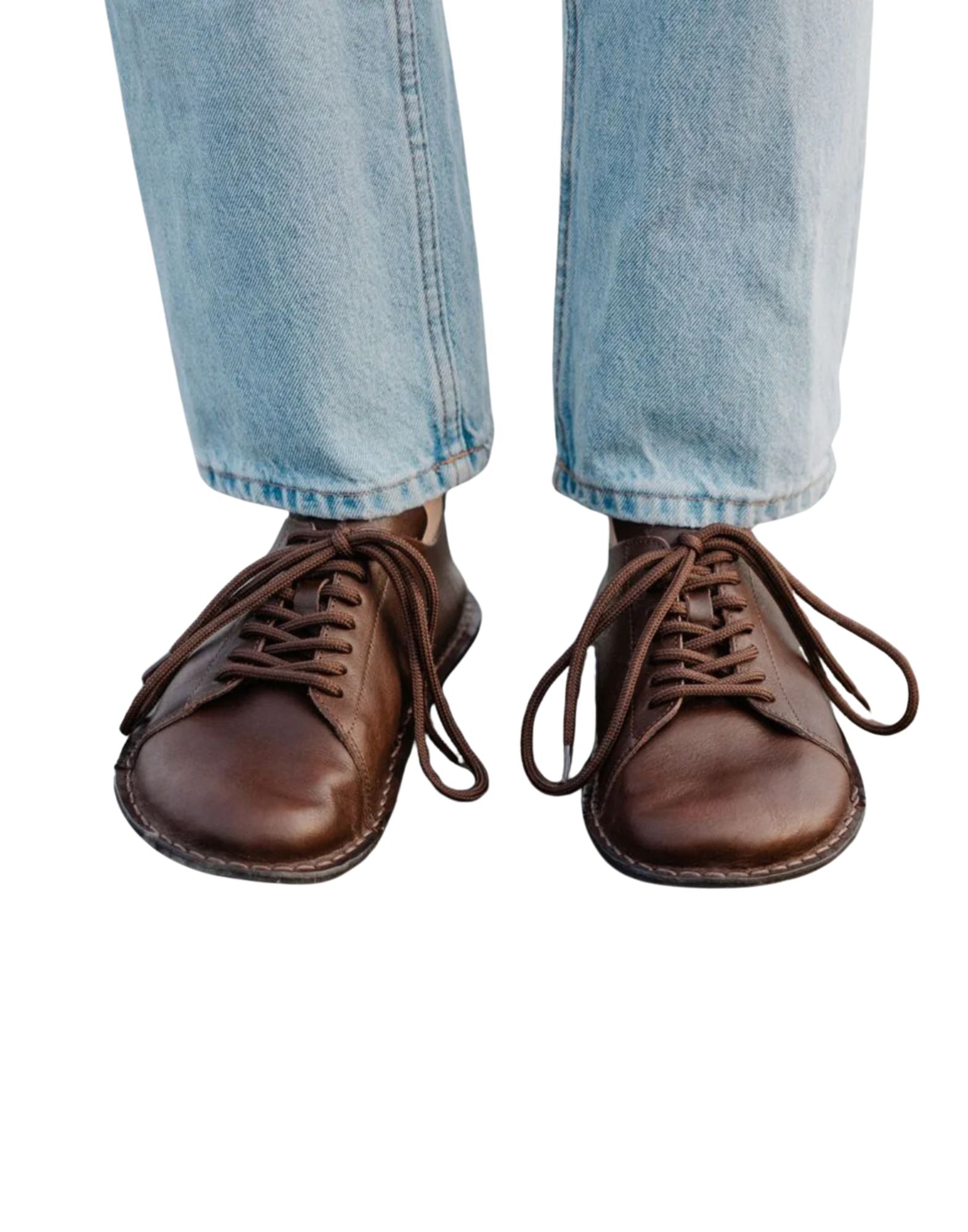 VIBAE Lisboa Leather Cocoa Brown Unisex Leather Shoes LISRLCOBG- 45 COCOA