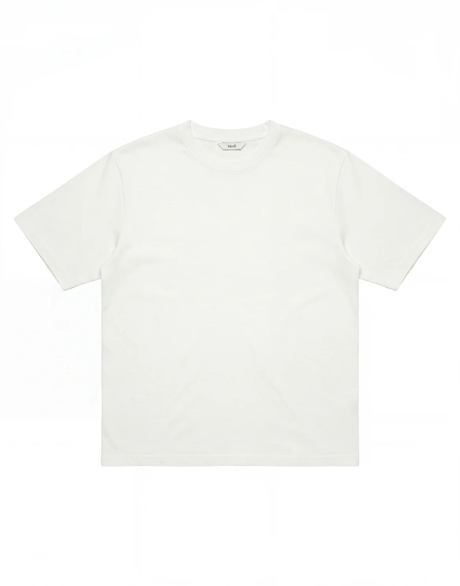 Hevò Men’s T-Shirt Mulino 180 g/m² Cotton Jersey Oversized Boxy Fit Short Sleeves 040 MULINO L700 0601